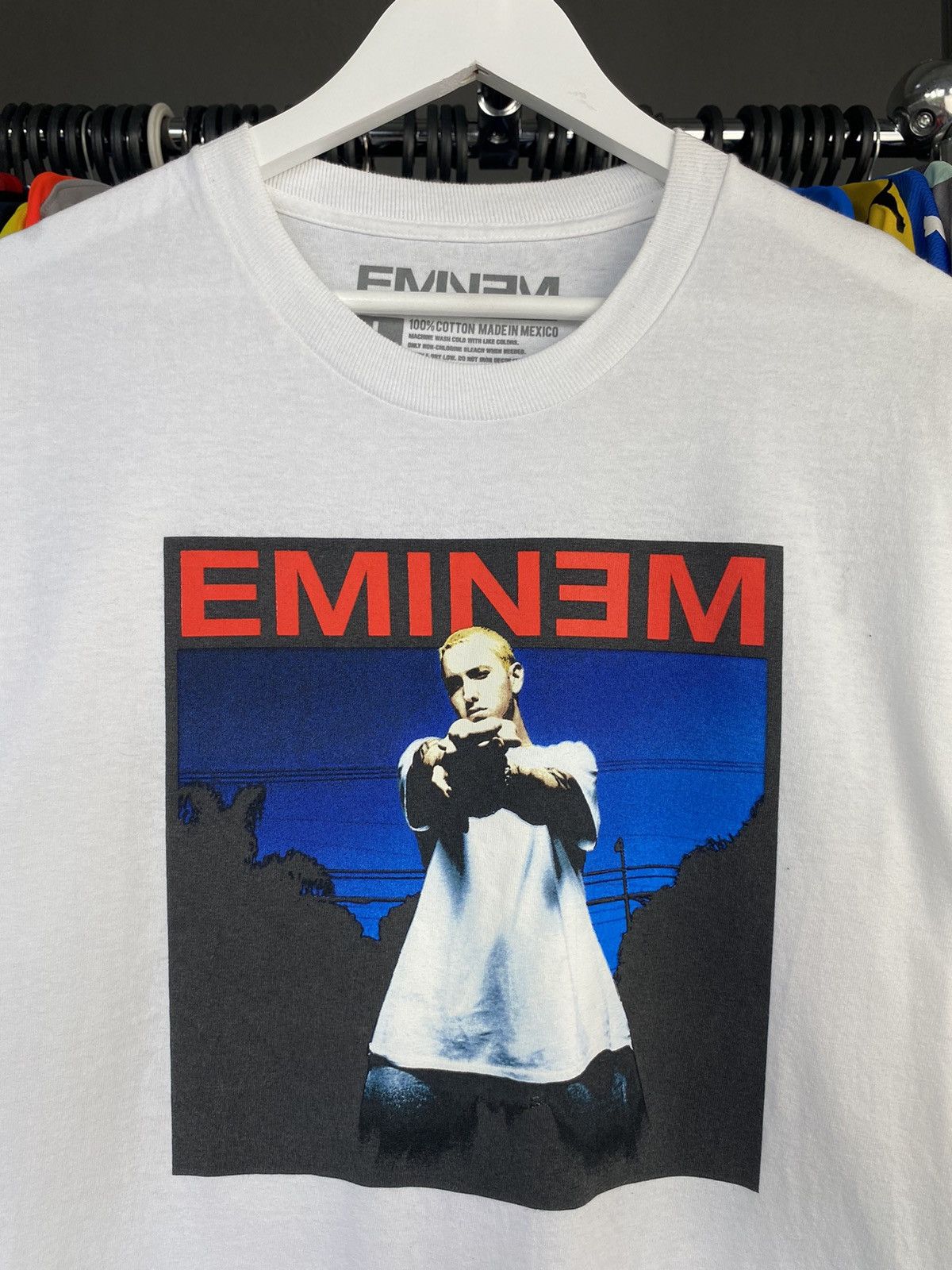 Eminem Vintage Eminem Powerline RARE T-Shirt Size US L / EU 52-54 / 3 - 3 Thumbnail