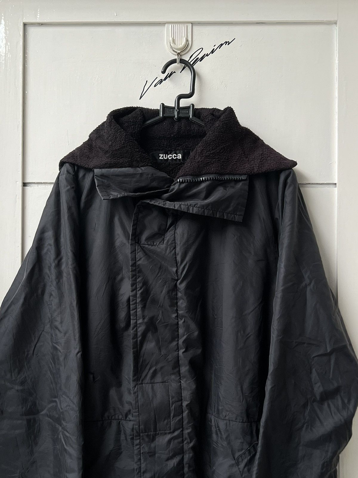 Zucca ZUCCA Issey Miyake Black Coat Jacket Size US L / EU 52-54 / 3 - 9 Thumbnail