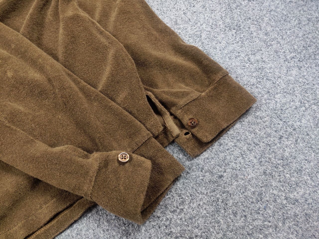 Other Plus 315 Designed in Lisbon Overshirt Button Velour brown Size US XL / EU 56 / 4 - 10 Thumbnail