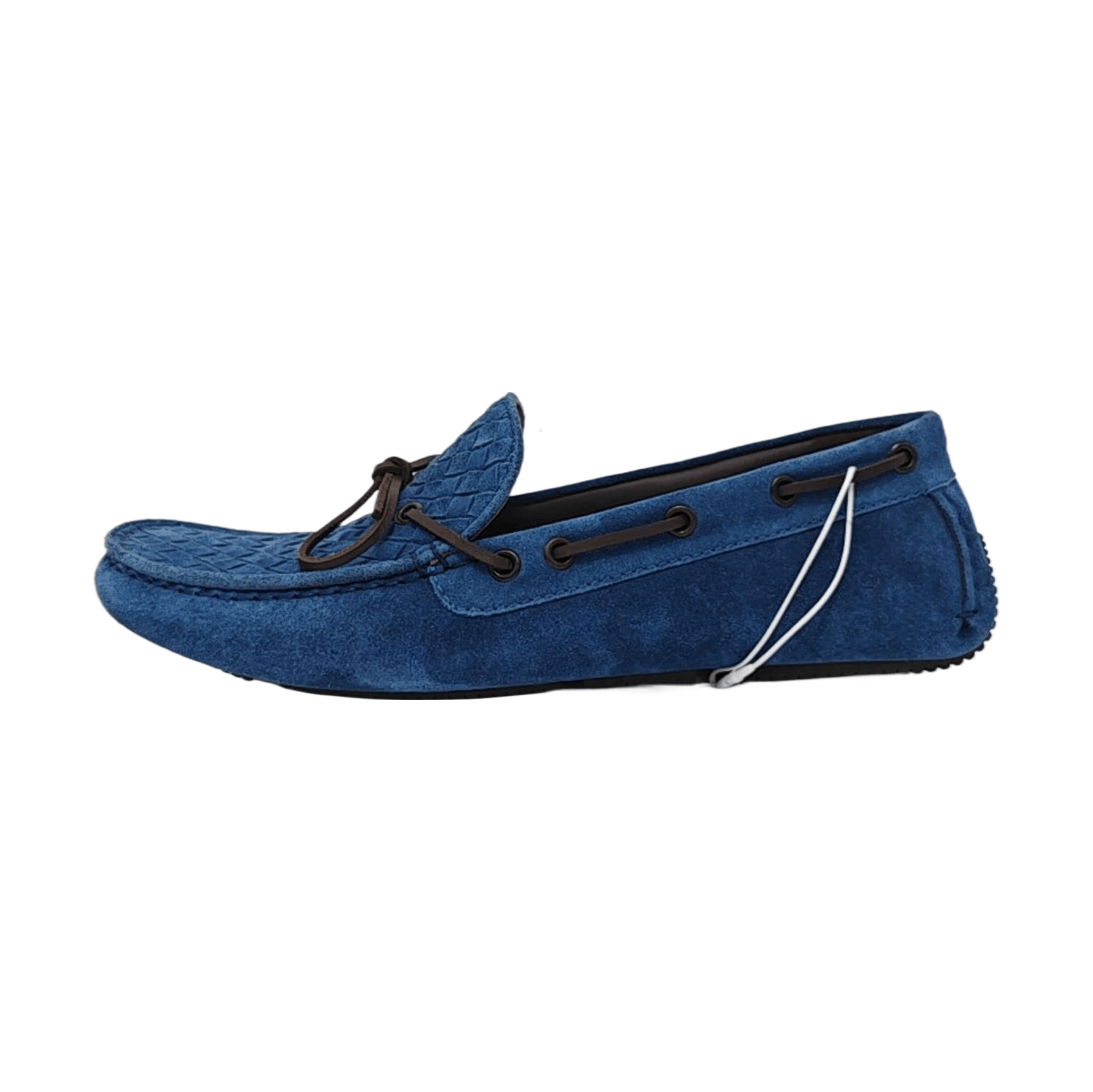 Bottega Veneta BOTTEGA VENETA Intrecciato Suede Driving Shoes 40 Size US 7 / EU 40 - 1 Thumbnail