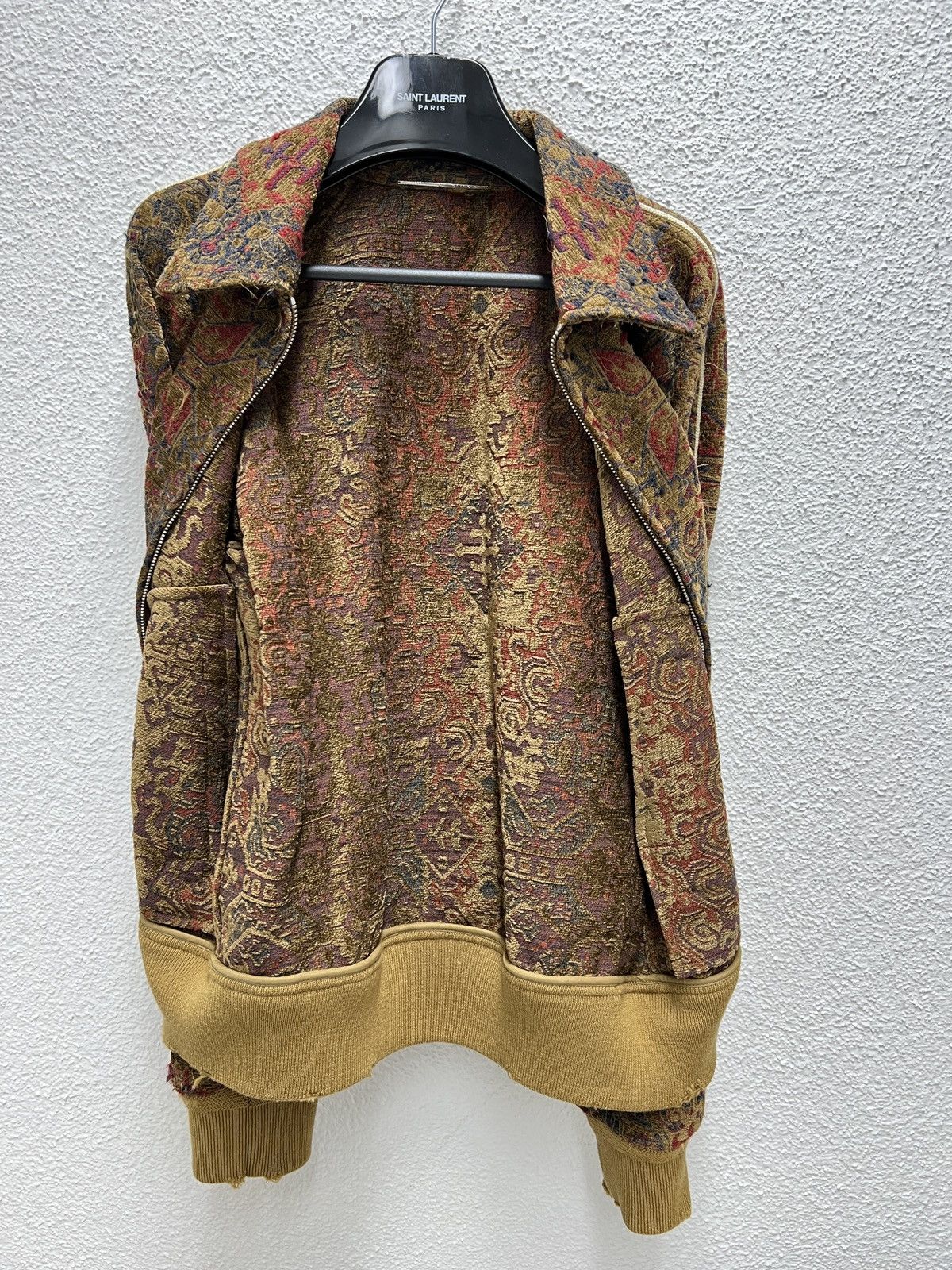 Saint Laurent Paris Saint Laurent Teddy Marrakesh Tapestry Bomber Jacket Size US M / EU 48-50 / 2 - 3 Thumbnail