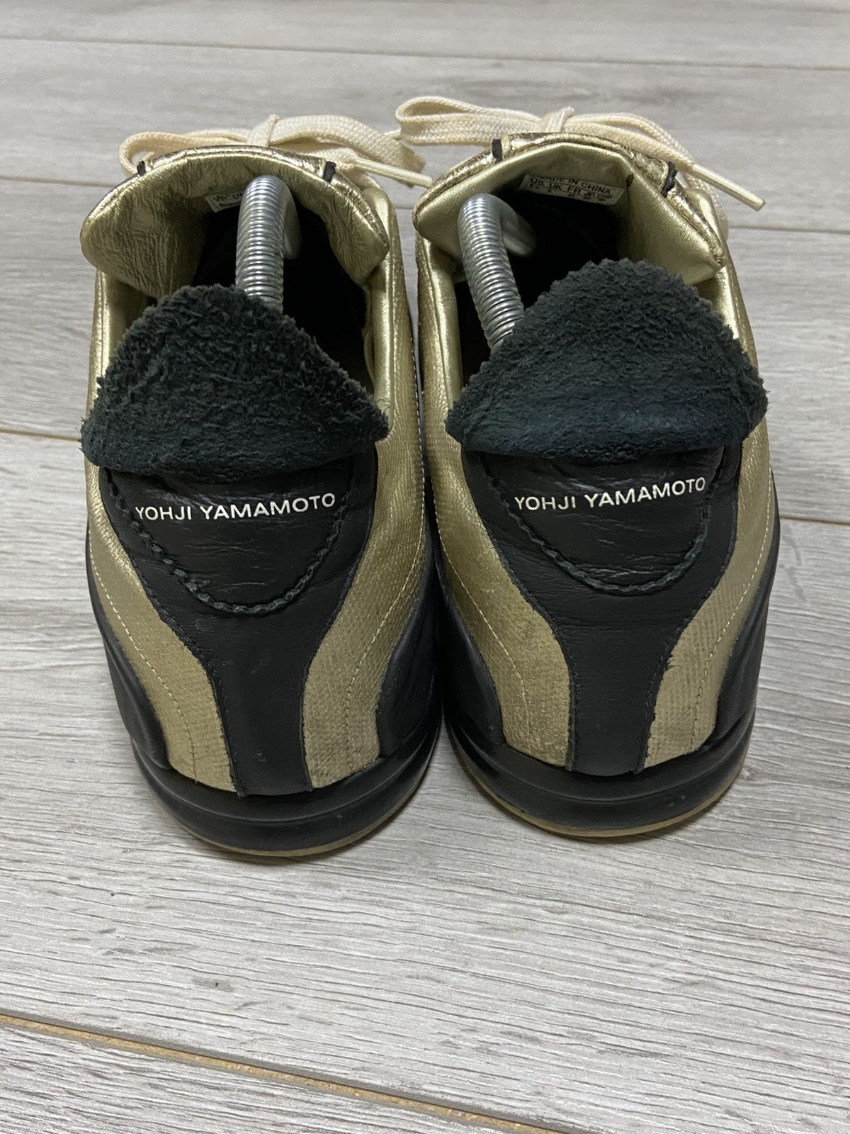 Adidas Y-3 Yohji vintage leather gold boxers trainers sneakers Size US 8.5 / EU 41-42 - 6 Thumbnail