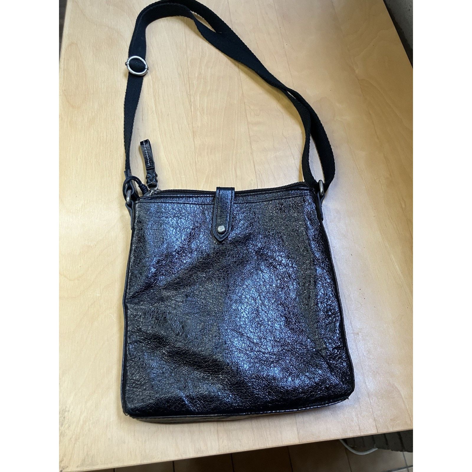 The Sak The Sak Women's Medium Black Leather Purse Shoulder Bag Size ONE SIZE - 3 Thumbnail