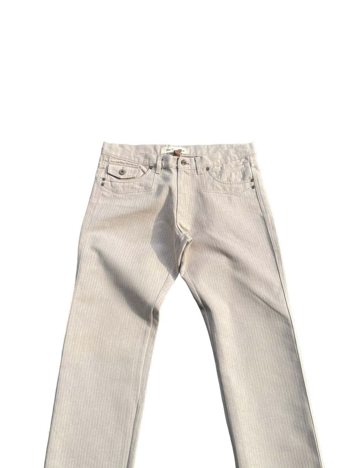 Deus Ex Machina Deux Concept Labo Herringbone Twill Denim Size US 35 - 3 Thumbnail