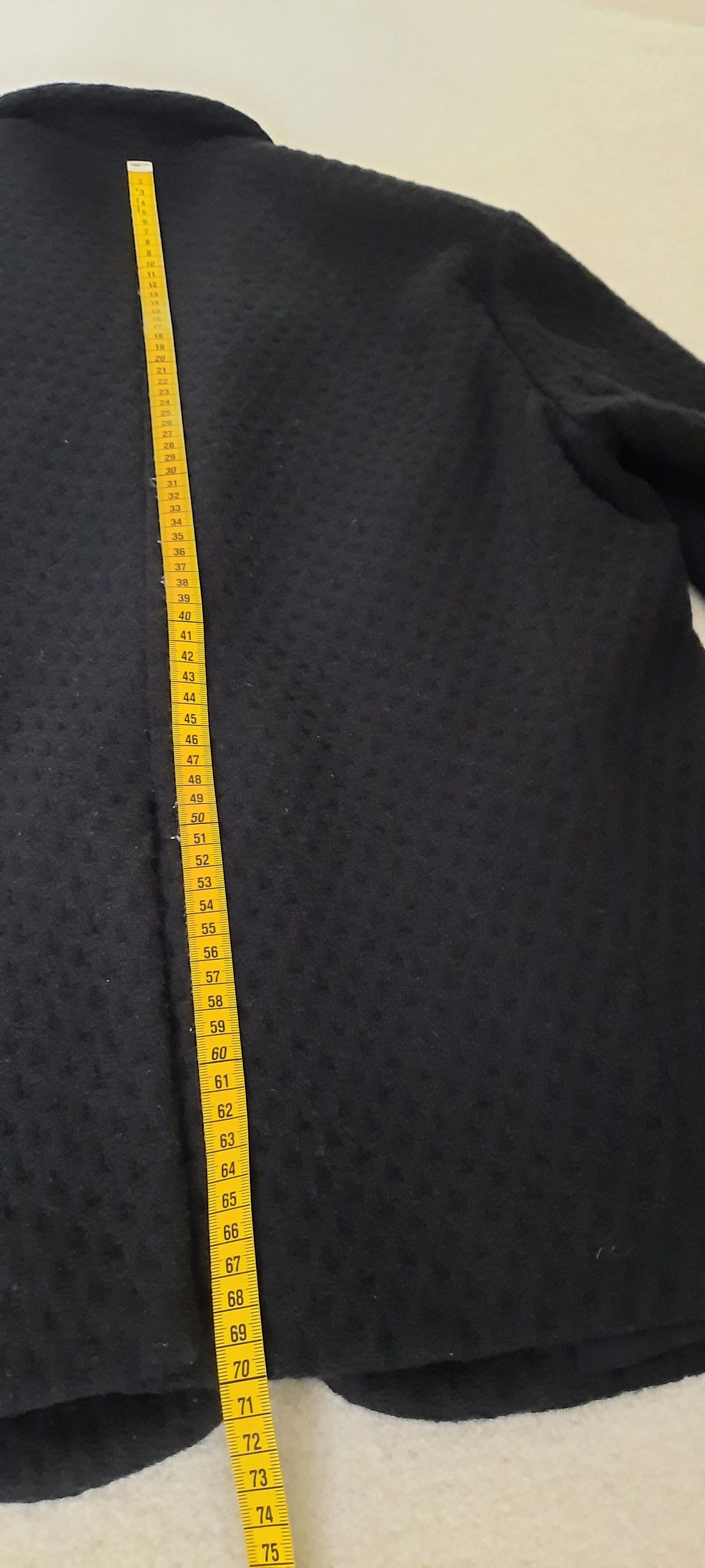 830 SIGN Men’s Wool Jacket Waffle Structure Black M