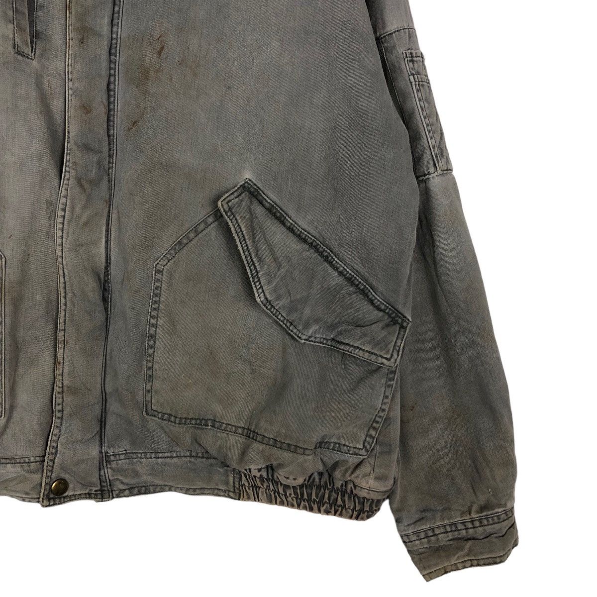 Japanese Brand 🔥Vtg Bomber Jacket Worker Lonely Wolf Japan Made Size US L / EU 52-54 / 3 - 5 Thumbnail