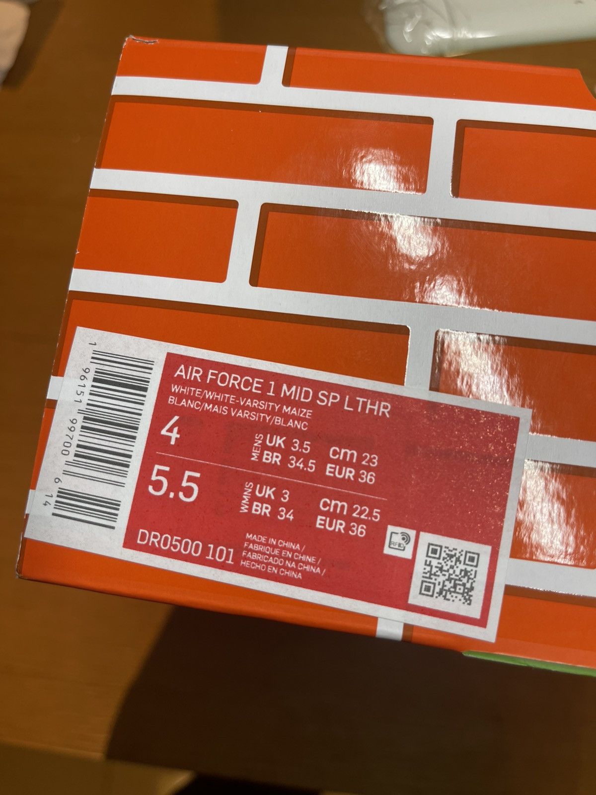 Nike × Off-White Nike Air Force mid Off white gialle Size US 6 / IT 36 - 15 Thumbnail