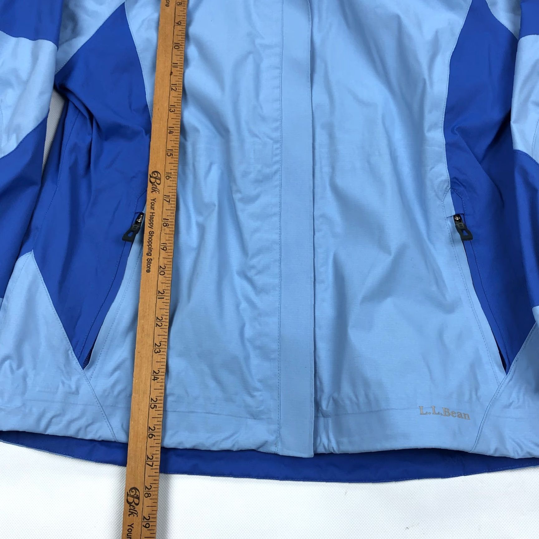 Vintage L.L. Bean Weather Channel Challenger Jacket Shell Womens Medium Blue Size M / US 6-8 / IT 42-44 - 7 Thumbnail
