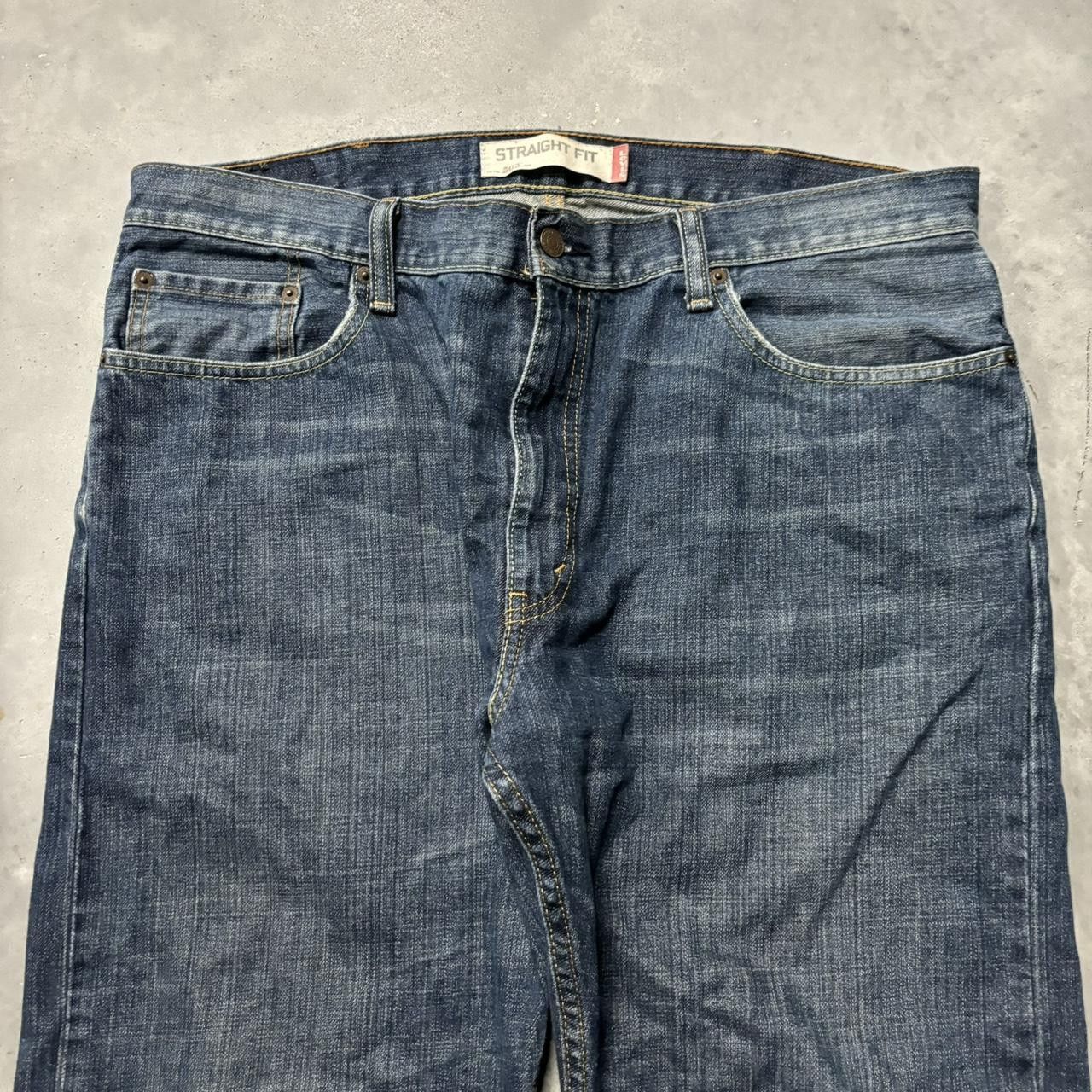 Levi's × Vintage Crazy Vintage Y2K/2000s Baggy Levi’s Dark Wash Skater Grunge Denim Jeans! Size US 38 / EU 54 - 5 Thumbnail
