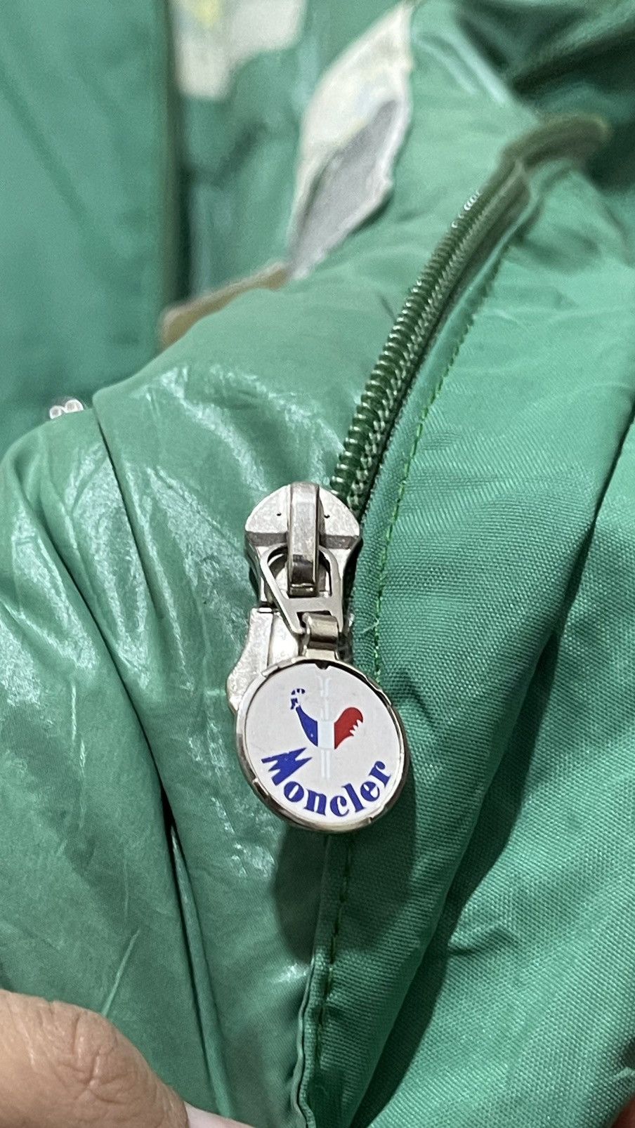 Moncler Grenoble Vintage Moncler Grenoble 80s Green Down Jacket Size US XL / EU 56 / 4 - 12 Thumbnail