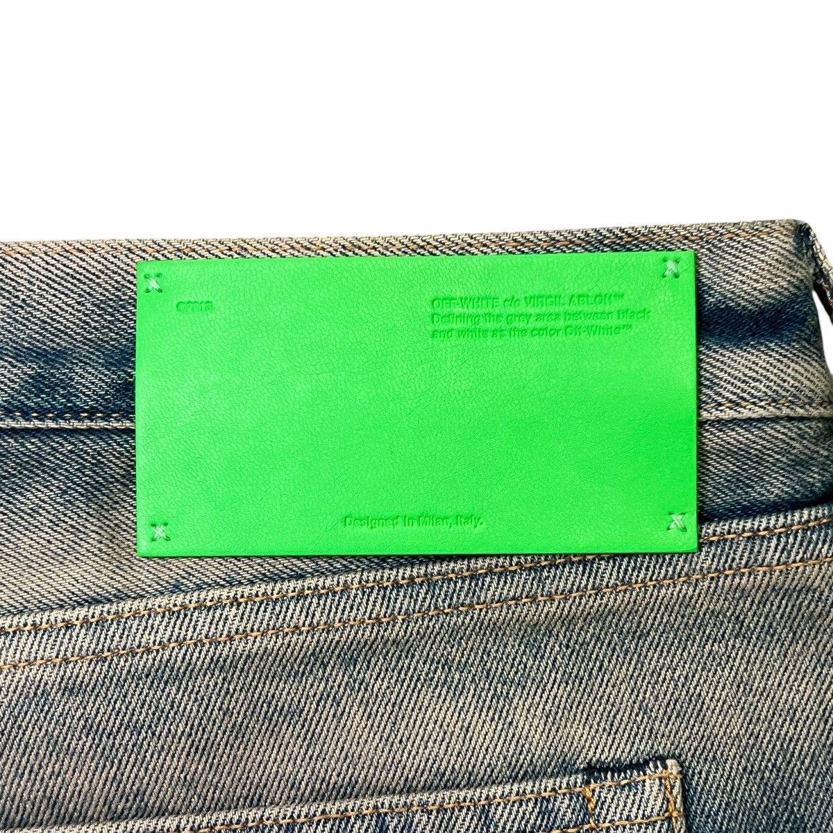 Off-White OFF-WHITE™ Diag Multi Logo Relax Slim Patchwork Denim Pants Size US 34 / EU 50 - 18 Thumbnail