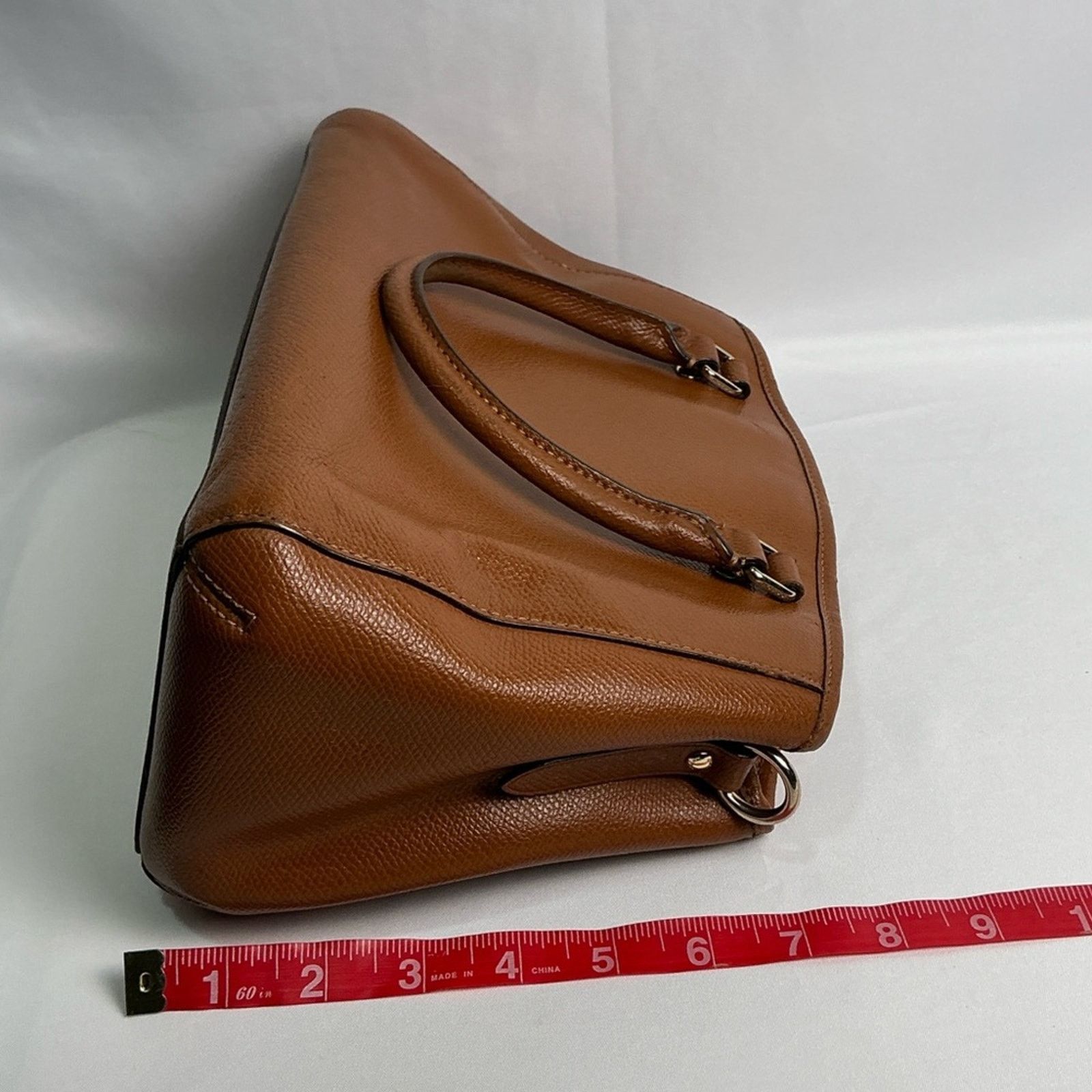 Coach COACH Brown 2 way Crossgrain Mini MARGO Carryall Satchel Size ONE SIZE - 14 Thumbnail