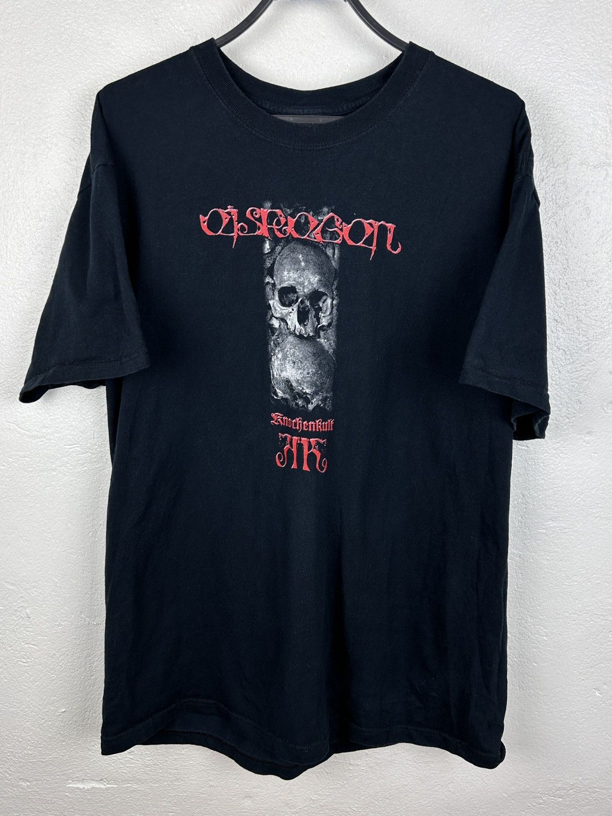 Band Tees 00s Vintage Eisregen - Knochenkult 2008 Album Metal T-Shirt Size US XL / EU 56 / 4 - 5 Thumbnail