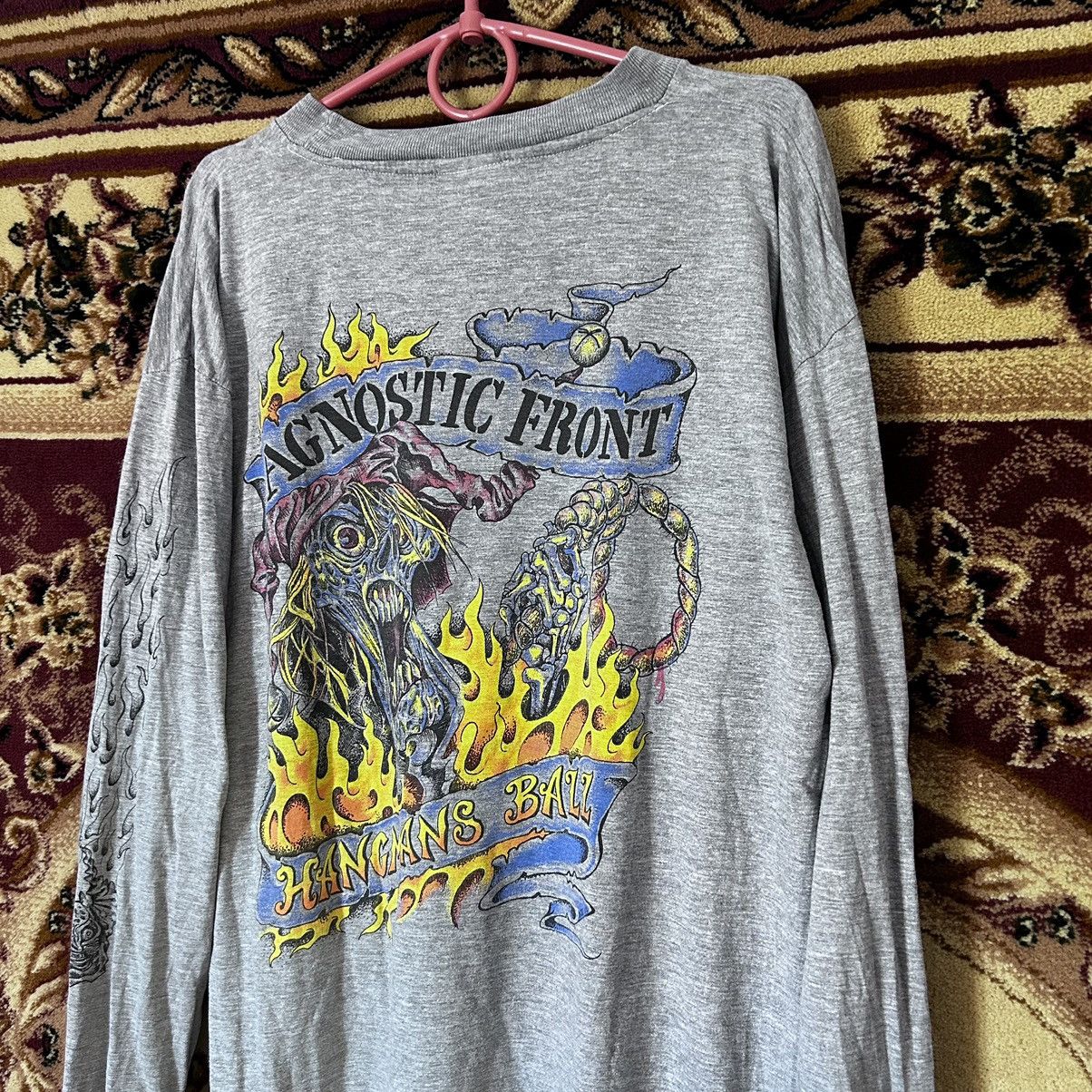 Band Tees 1992 Vintage Agnostic front Hangman’s Ball Tee Ls shirt Size US XL / EU 56 / 4 - 3 Thumbnail
