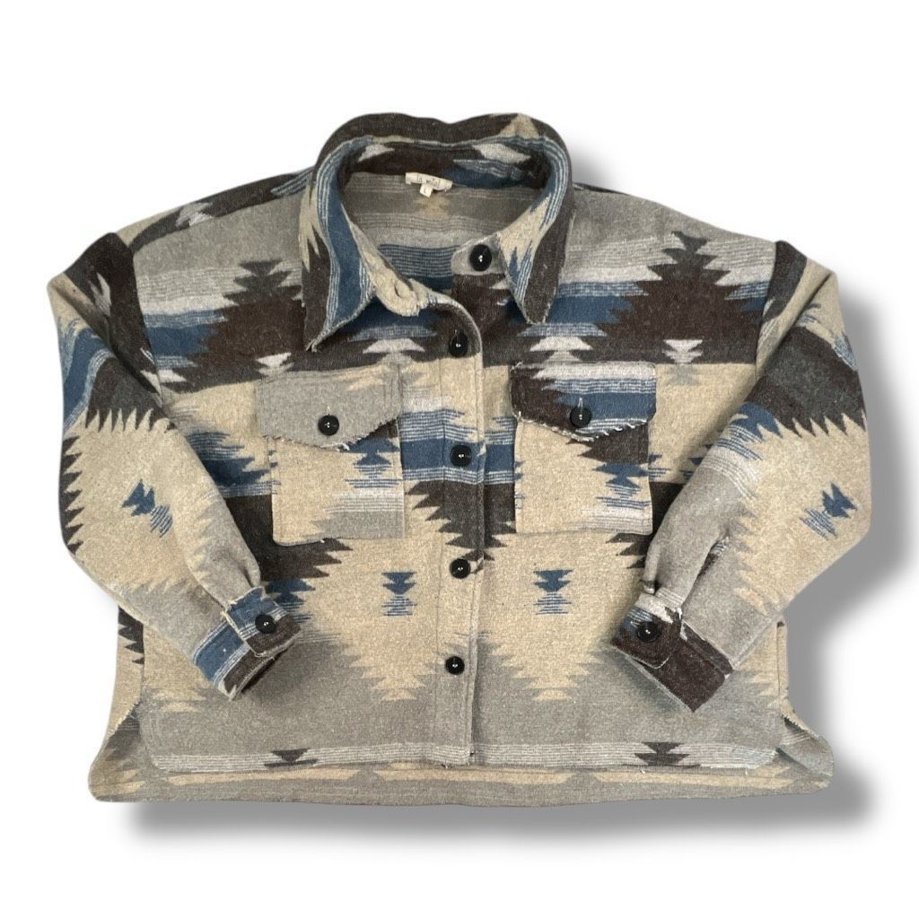 Other La Miel Eldora Western Southwestern Aztec Boxy Oversized Dis Size L / US 10 / IT 46 - 1 Thumbnail