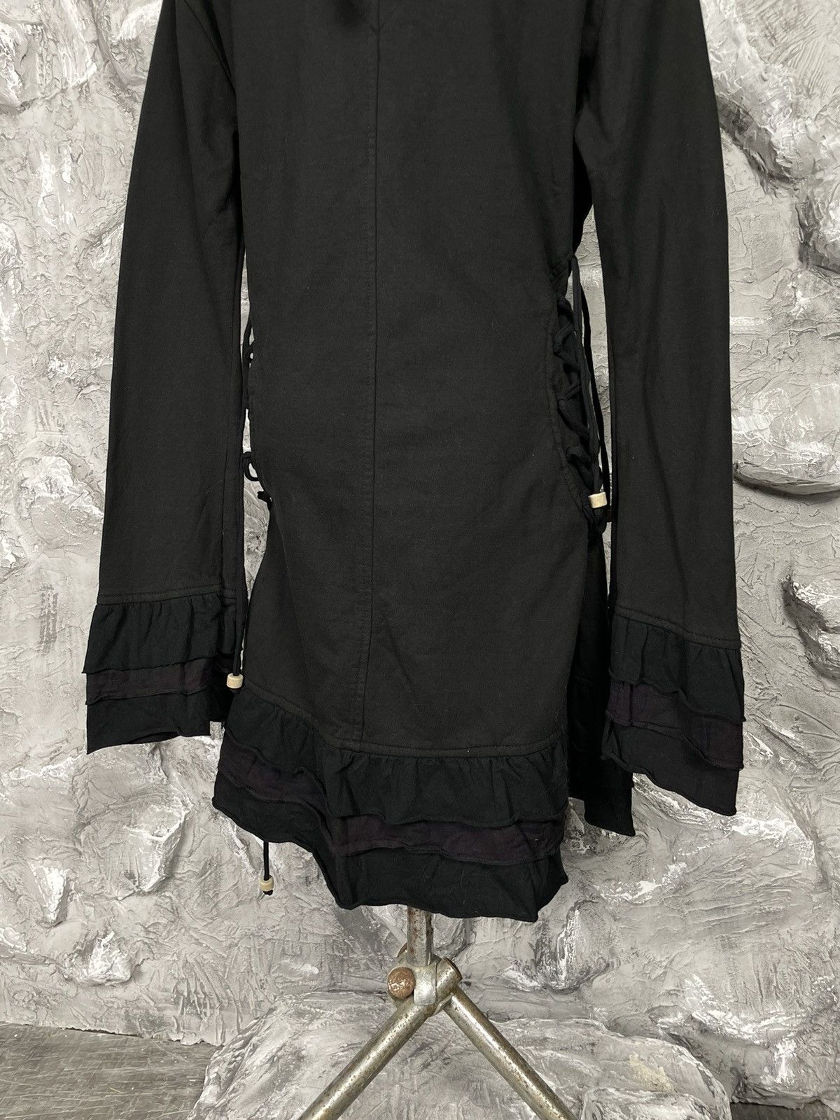 14th Addiction 2000s Y2K Gothic Elf Bandage Zip Dress IfSixWasNine Style Size M / US 6-8 / IT 42-44 - 12 Thumbnail