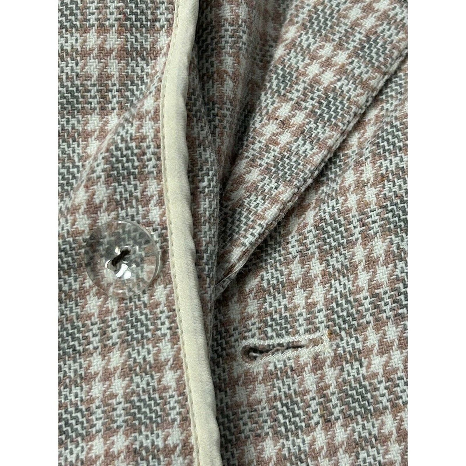 Other BCBGeneration Pink Grey Tweed Cropped NWT Blazer Small Size S / US 4 / IT 40 - 13 Thumbnail