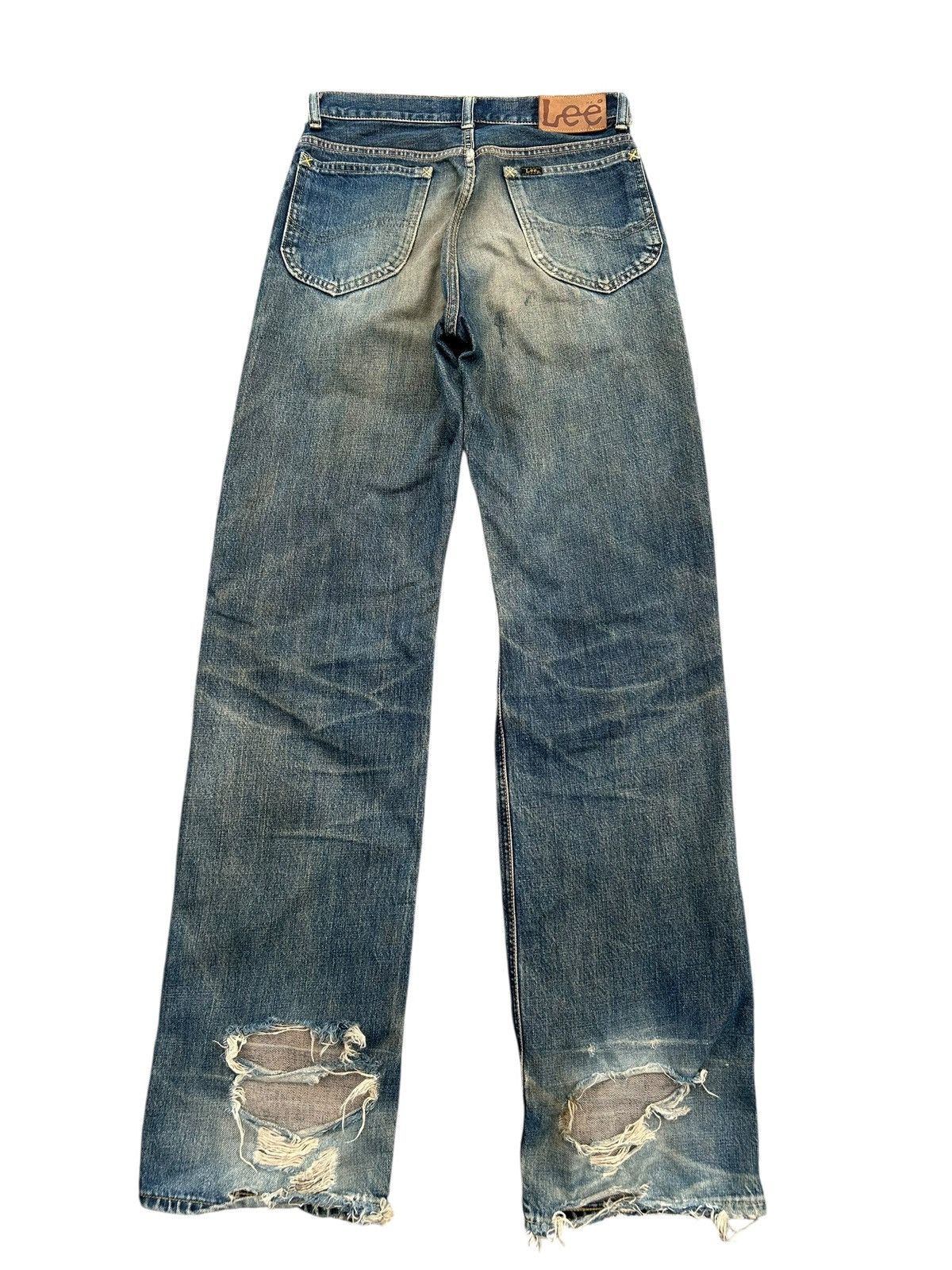 Kapital × Lee × Vintage Vintage Lee Selvedge Rusty Distressed Denim Jeans Mudwash Size US 28 / EU 44 - 11 Thumbnail