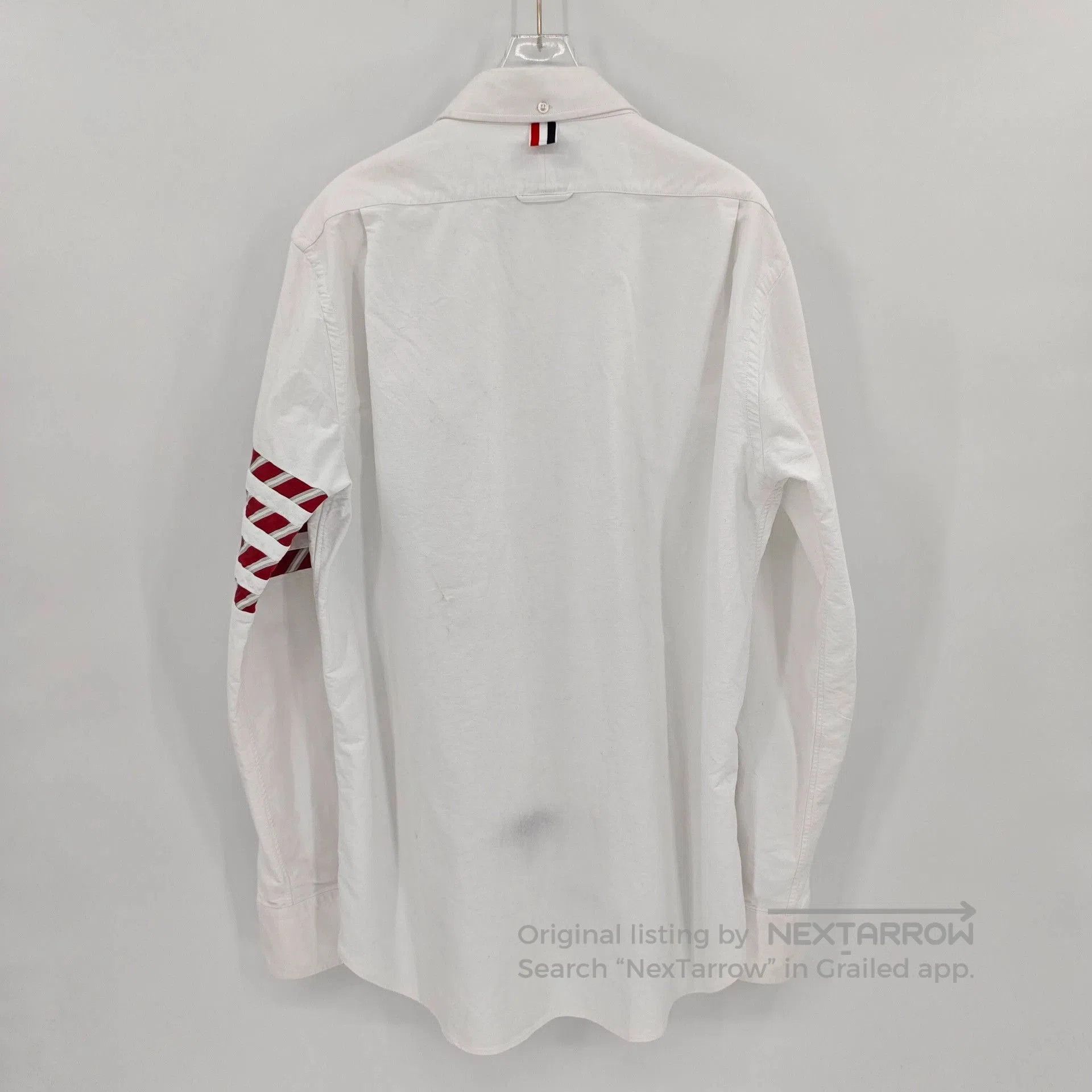 Thom Browne Thom Browne White Stripe Shirt Jacket. Size US S / EU 44-46 / 1 - 2 Thumbnail