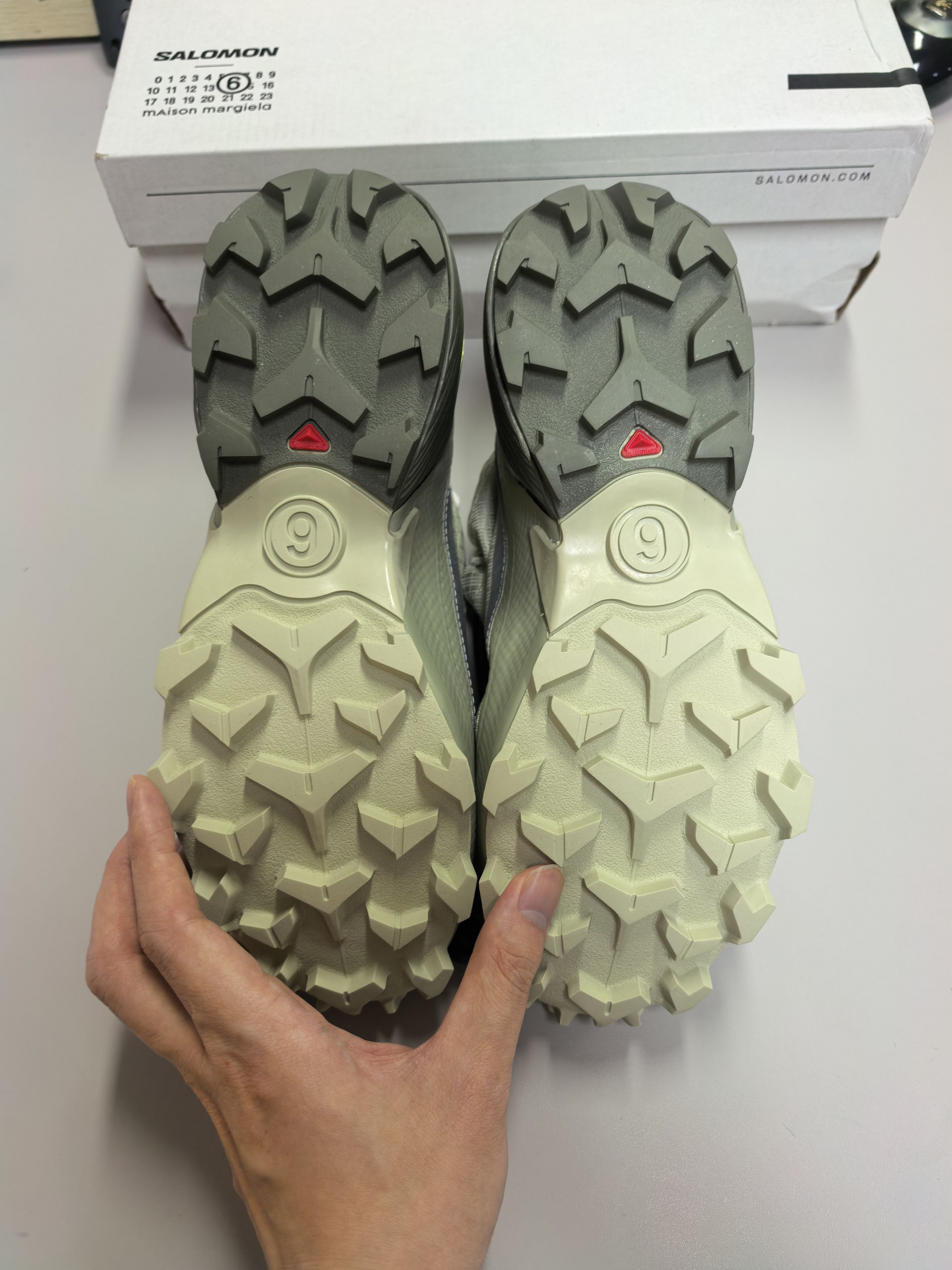Maison Margiela NIB Cross Low - Green, 38，MM6 Maison Margiela x Salomon Size US 6.5 / IT 36.5 - 6 Thumbnail