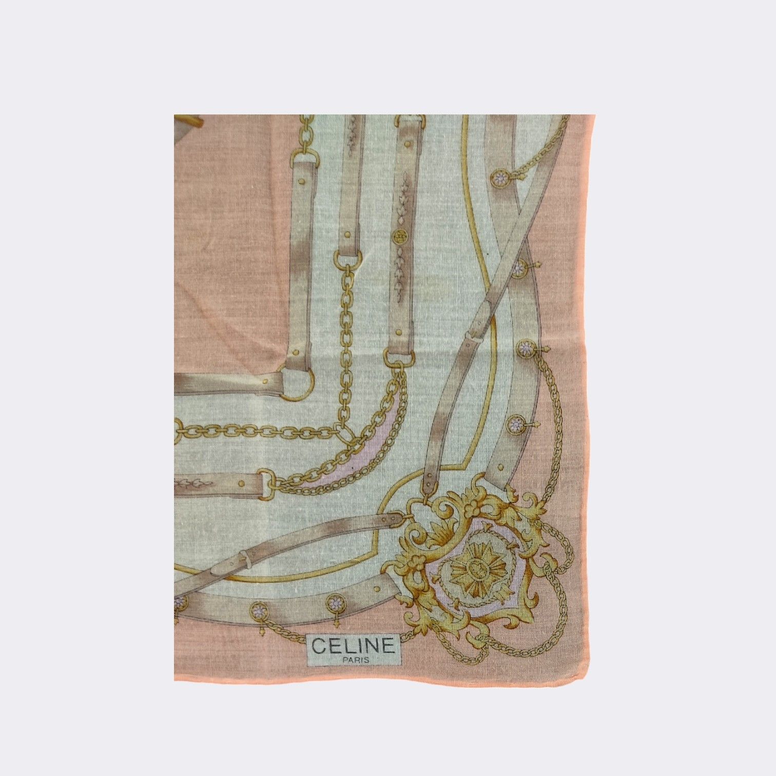 Celine Vintage Celine Handkerchief Neckerchief Bandana H516I Size ONE SIZE - 3 Thumbnail