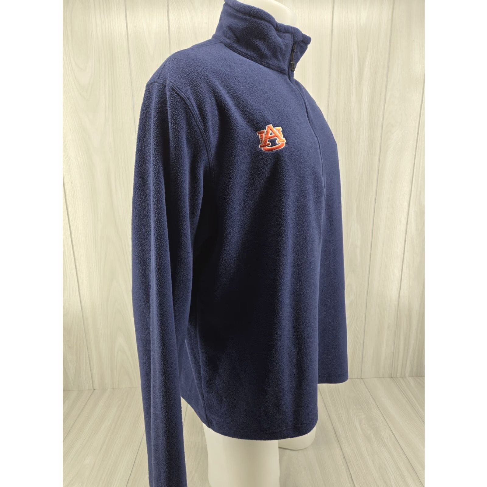 Vintage Drake Waterfowl Auburn Tigers 1/4 Zip Pullover Sweater Mens XL Blue Fleece Logo Zipper Mock Neck Long Sleeve Knit Pullover Casual Workwear 1/4 Zip Size US XL / EU 56 / 4 - 5 Thumbnail