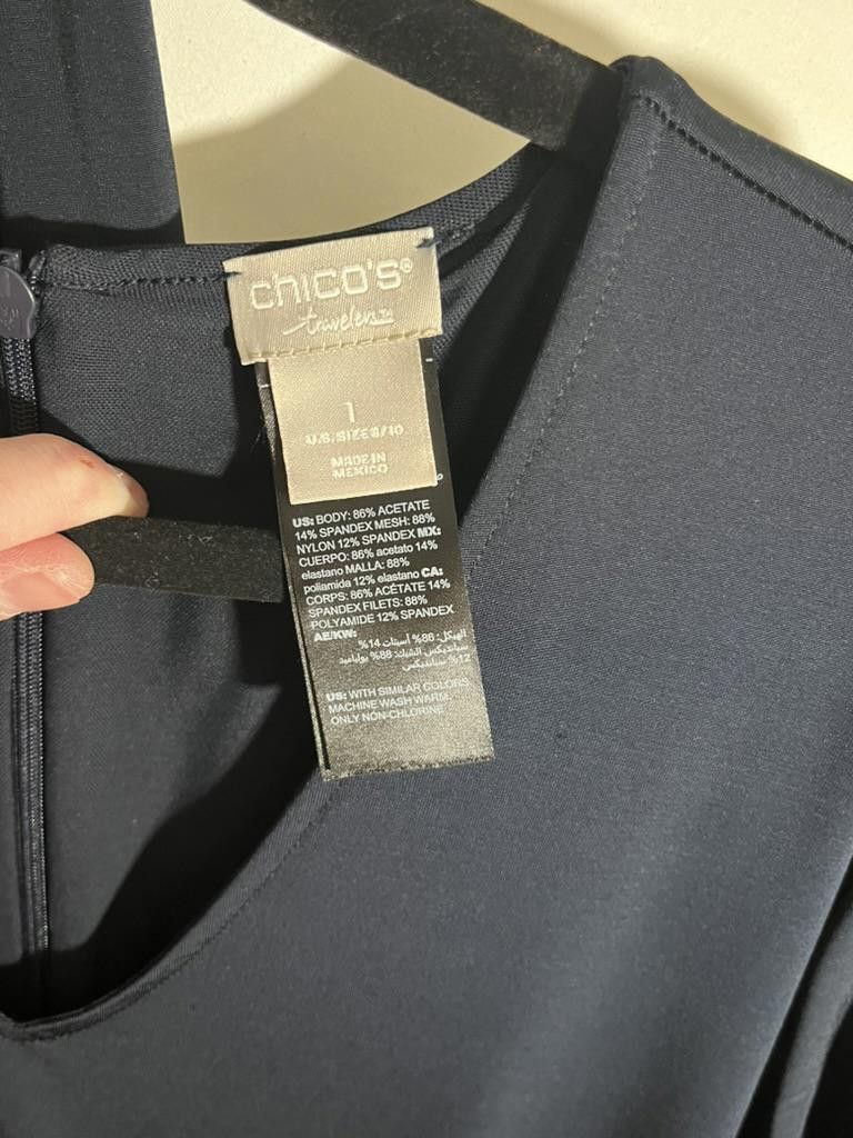 Chicos Chico's Timeless Long Sleeve Jumpsuit - Elegant and Stylish Size M / US 6-8 / IT 42-44 - 2 Thumbnail