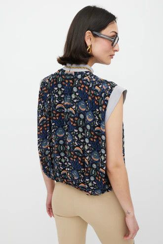 Chloe o1y0825 Blouse in Multicolor Size L / US 10 / IT 46 - 3 Thumbnail