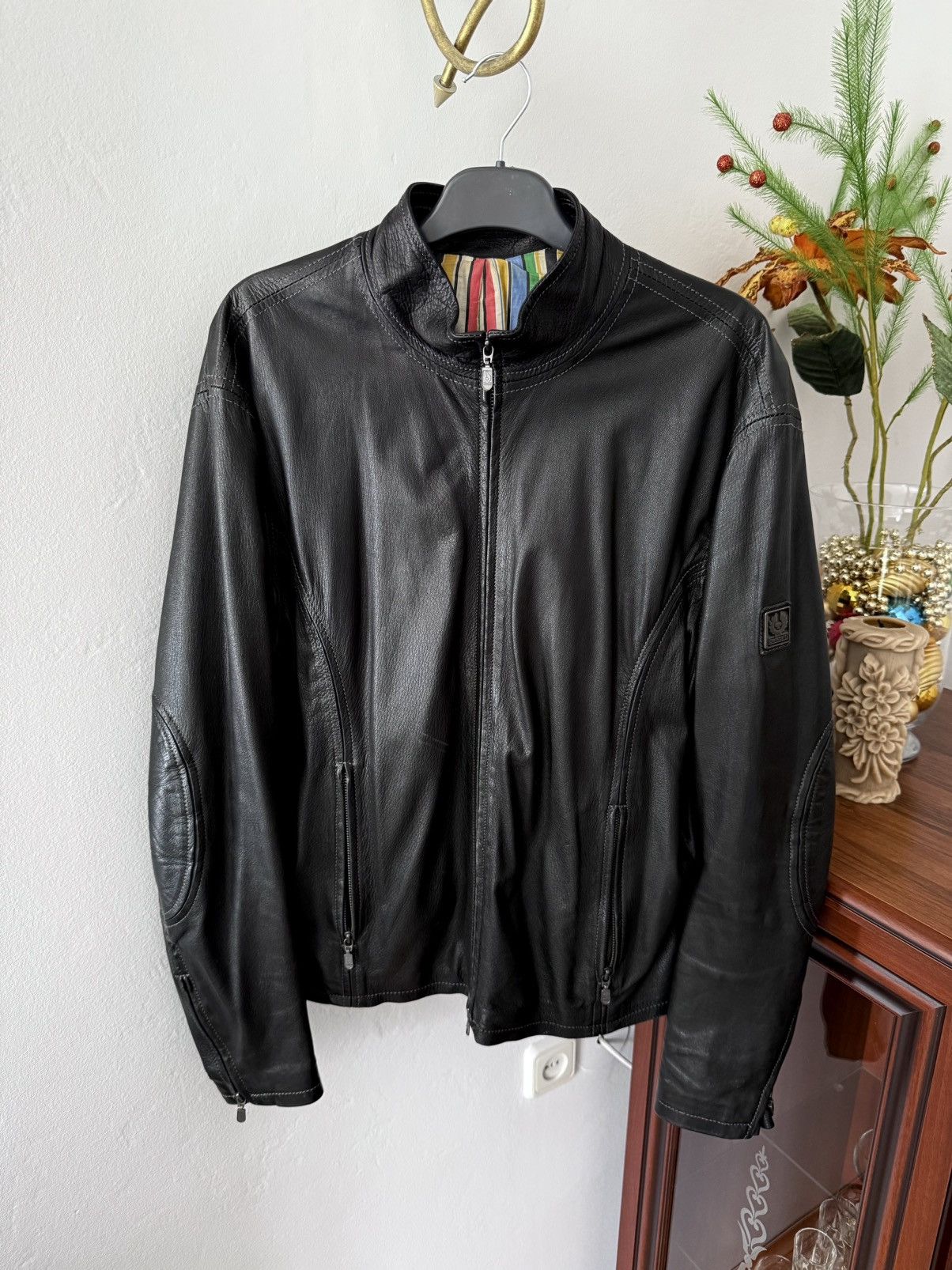 Vintage Belstaff Racer Leather Jacket