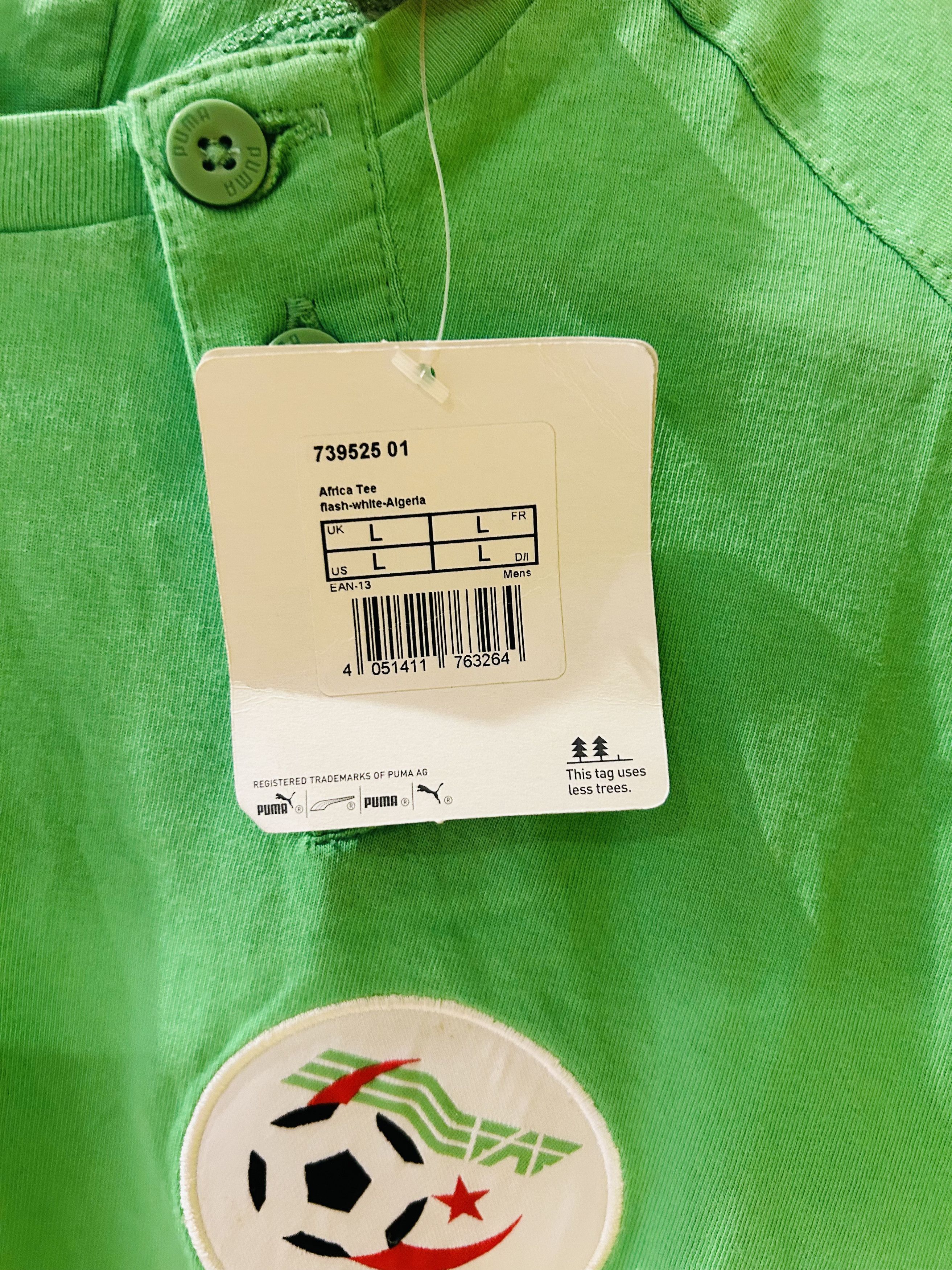 Puma Algeria 2010 puma cotton shirt Size US L / EU 52-54 / 3 - 8 Thumbnail