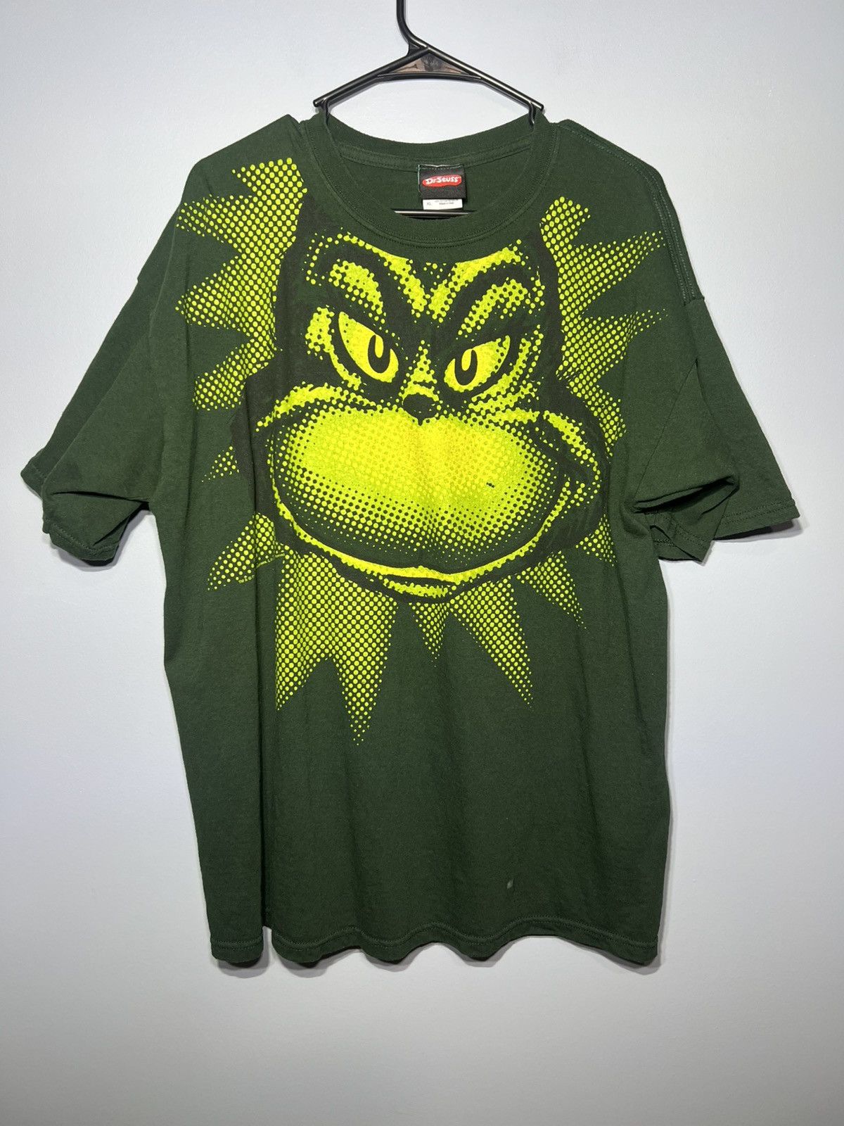Other Dr. Seuss The Grinch AOP size XL vtg y2k graphic t-shirt Size US XL / EU 56 / 4 - 1 Thumbnail