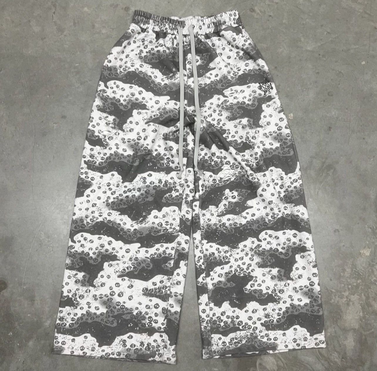 Catacomb Camo Grey Baggy Sweatpants