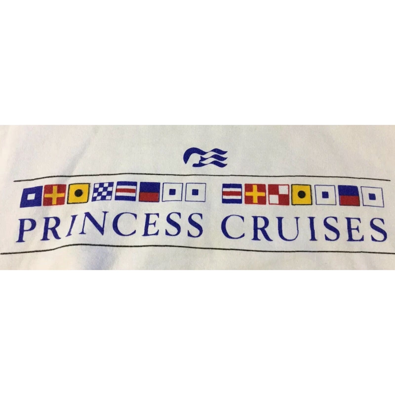 Vintage VINTAGE Princess Cruises Sweatshirt Shirt Men L White 90s Distressed Spellout Flag Grunge USA Size US L / EU 52-54 / 3 - 2 Thumbnail