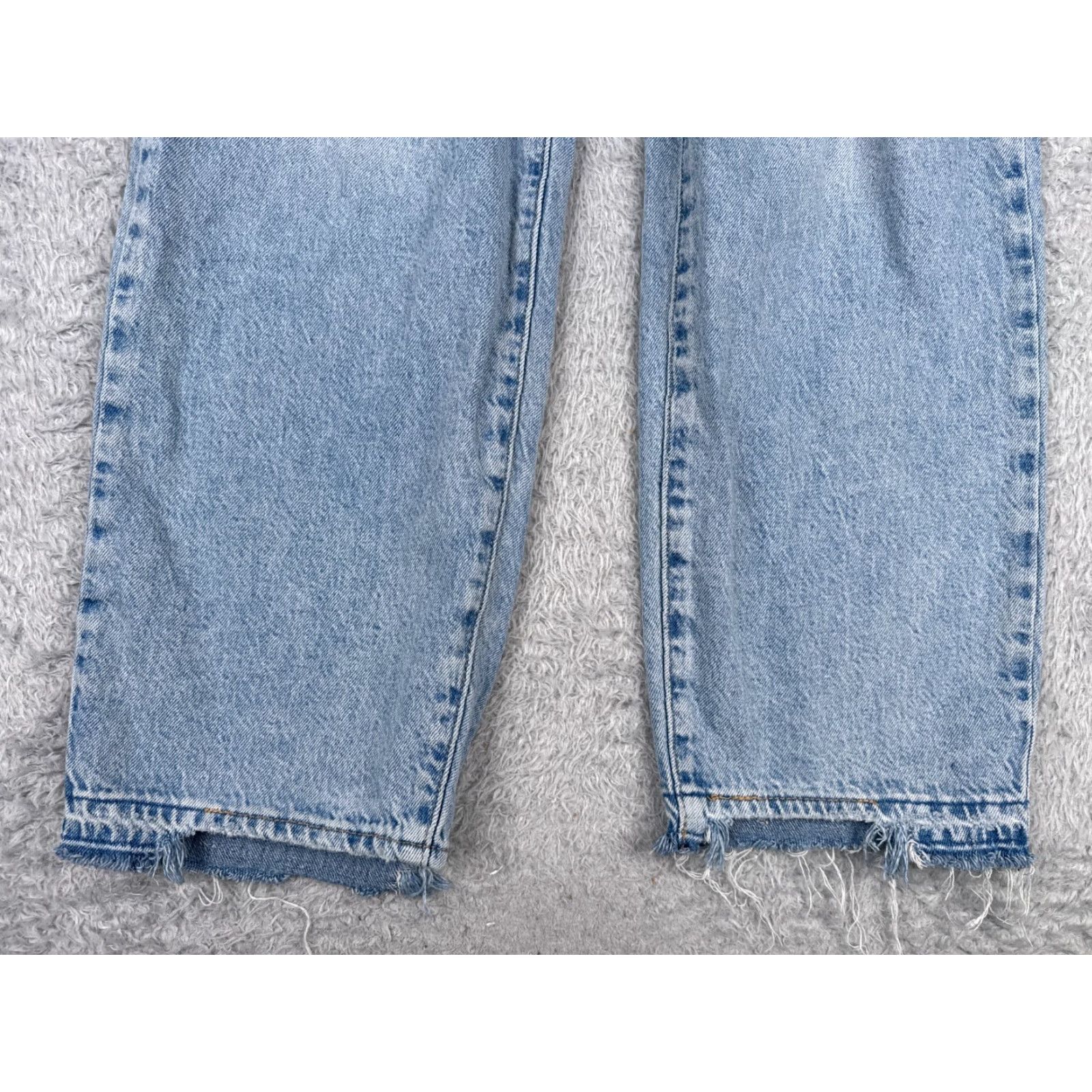 Levi's Levi's Jeans Women's 24 Blue Wide-Leg Distressed Cotton 28x29 Size 42" / US 20 - 2 Thumbnail