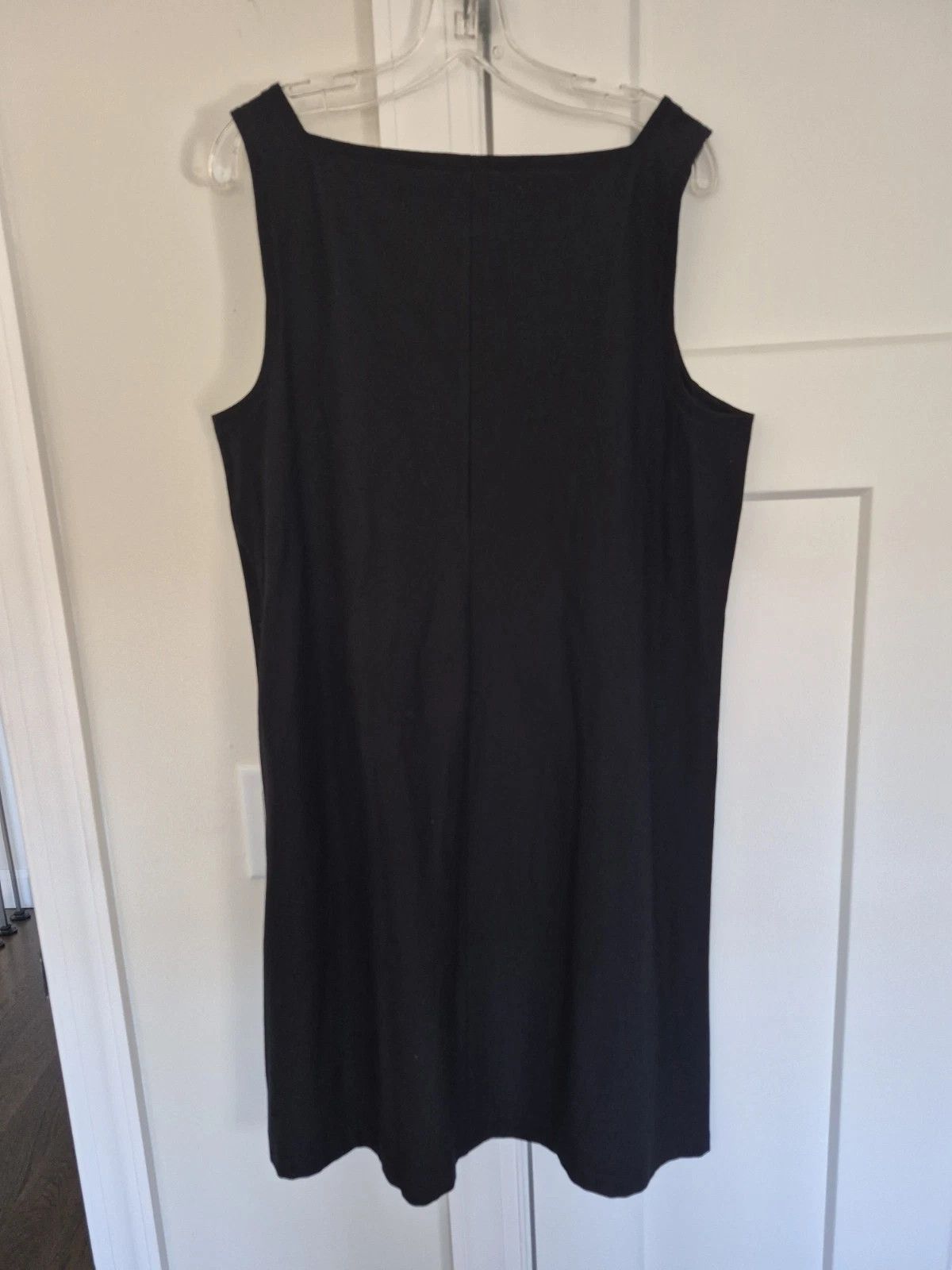 Eileen Fisher Dress Washable Crepe Sleeveless Pullover Gift Minimalist Size L / US 10 / IT 46 - 3 Thumbnail