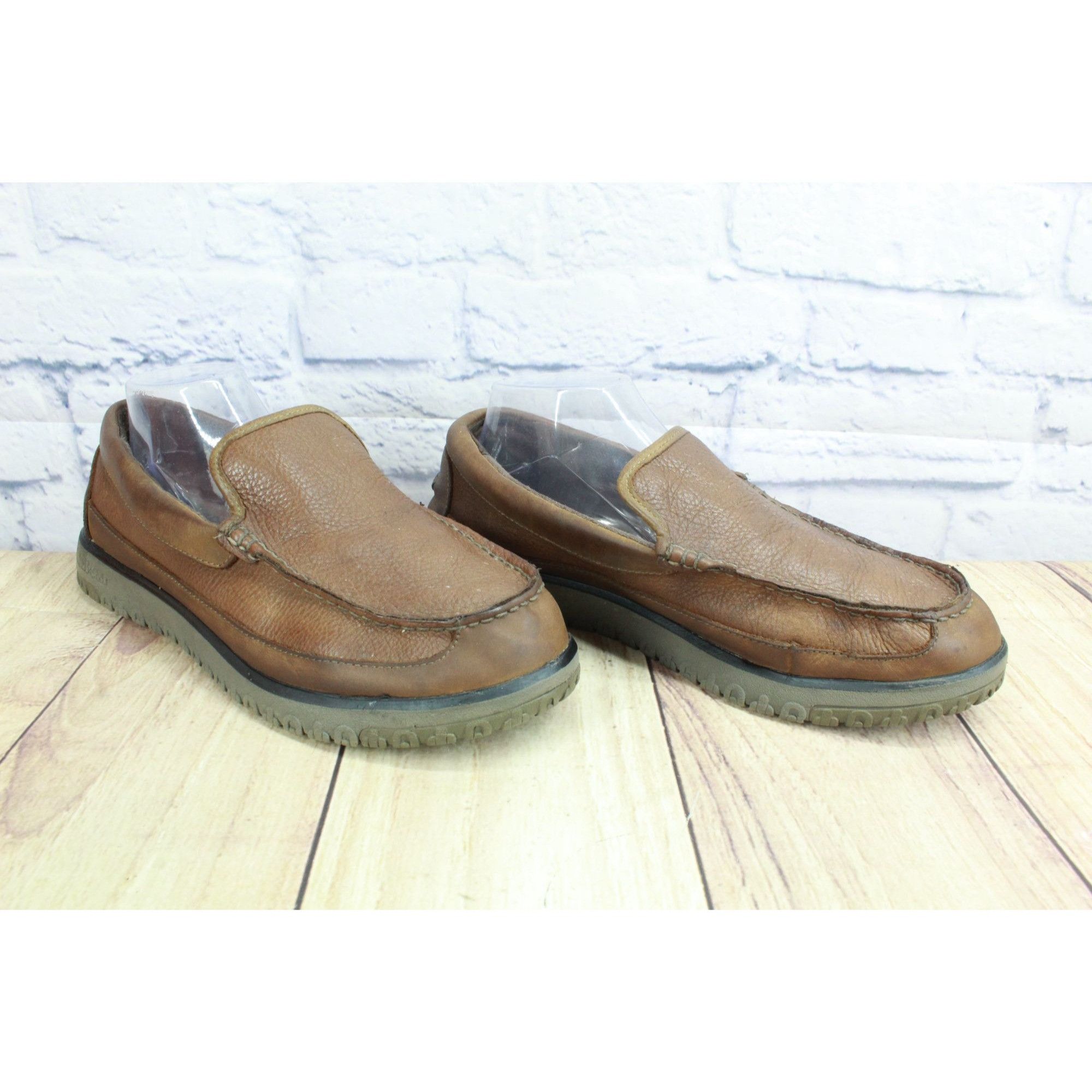 L.L. Bean LL Bean Dark Brown Shearling Lined Slipper Mocs Size 10 M Size US 10 / EU 43 - 3 Thumbnail