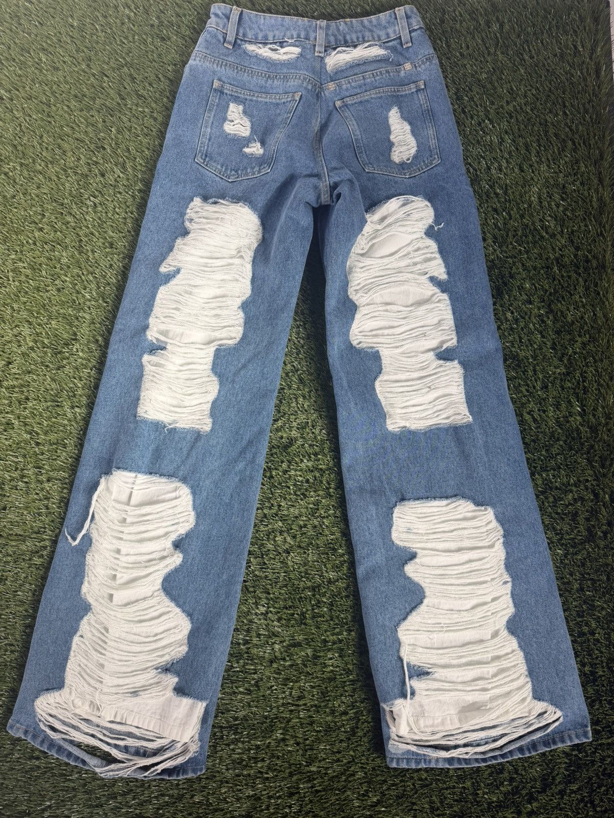 Givenchy Givenchy Distressed Panel Jeans Size 29" - 12 Thumbnail
