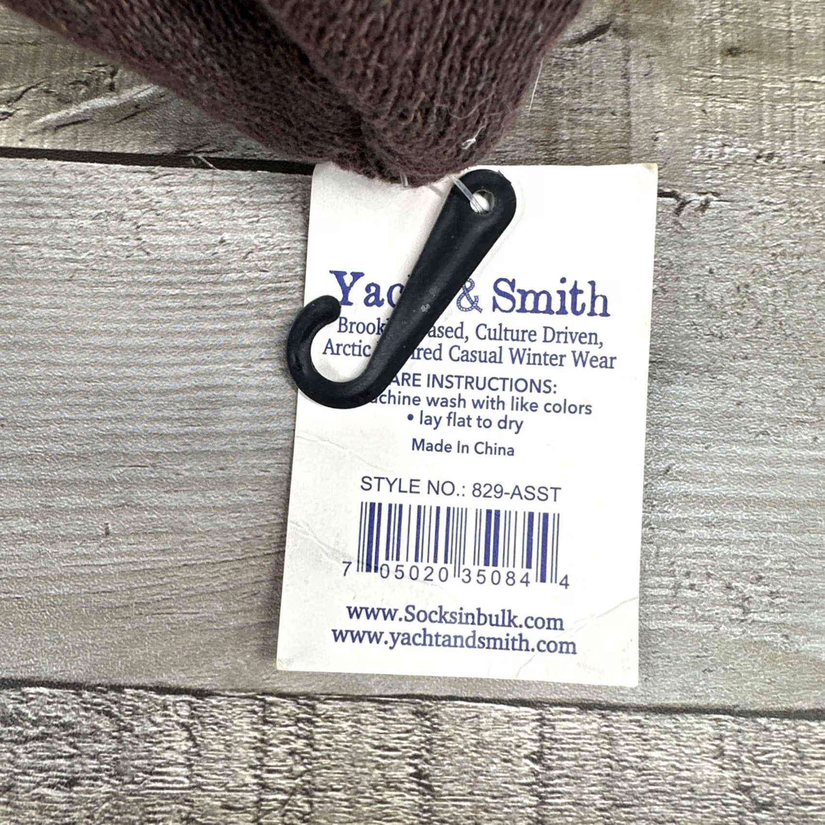 Vintage Yacht & Smith Beanie Unisex Adults One Size Dark Gray Knit Hats Men Women Size ONE SIZE - 3 Thumbnail