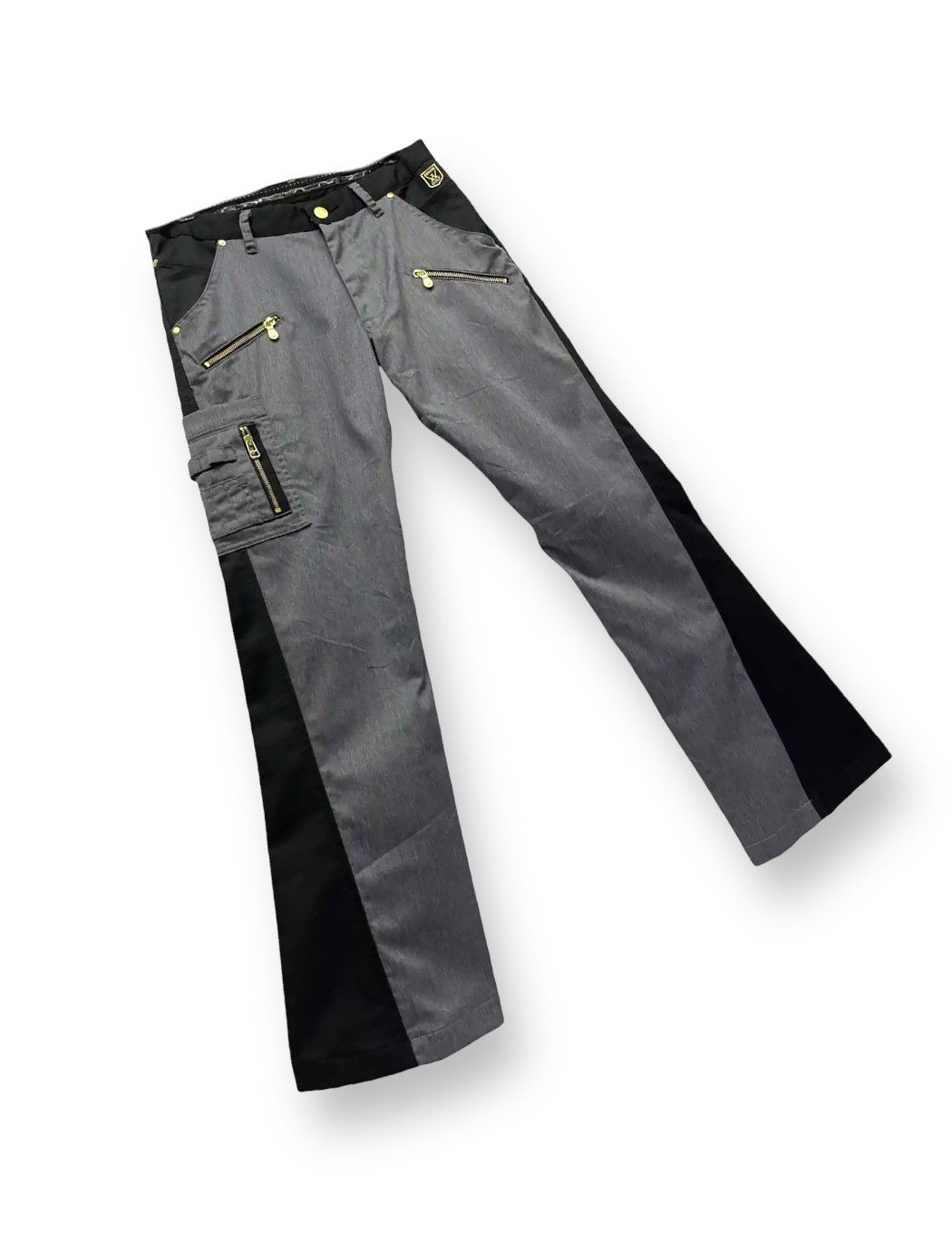 Edwin DOPE🔥Hybrid Tactical Pocket Punk Zipper Poly-Cotton Flare Size US 30 / EU 46 - 3 Thumbnail