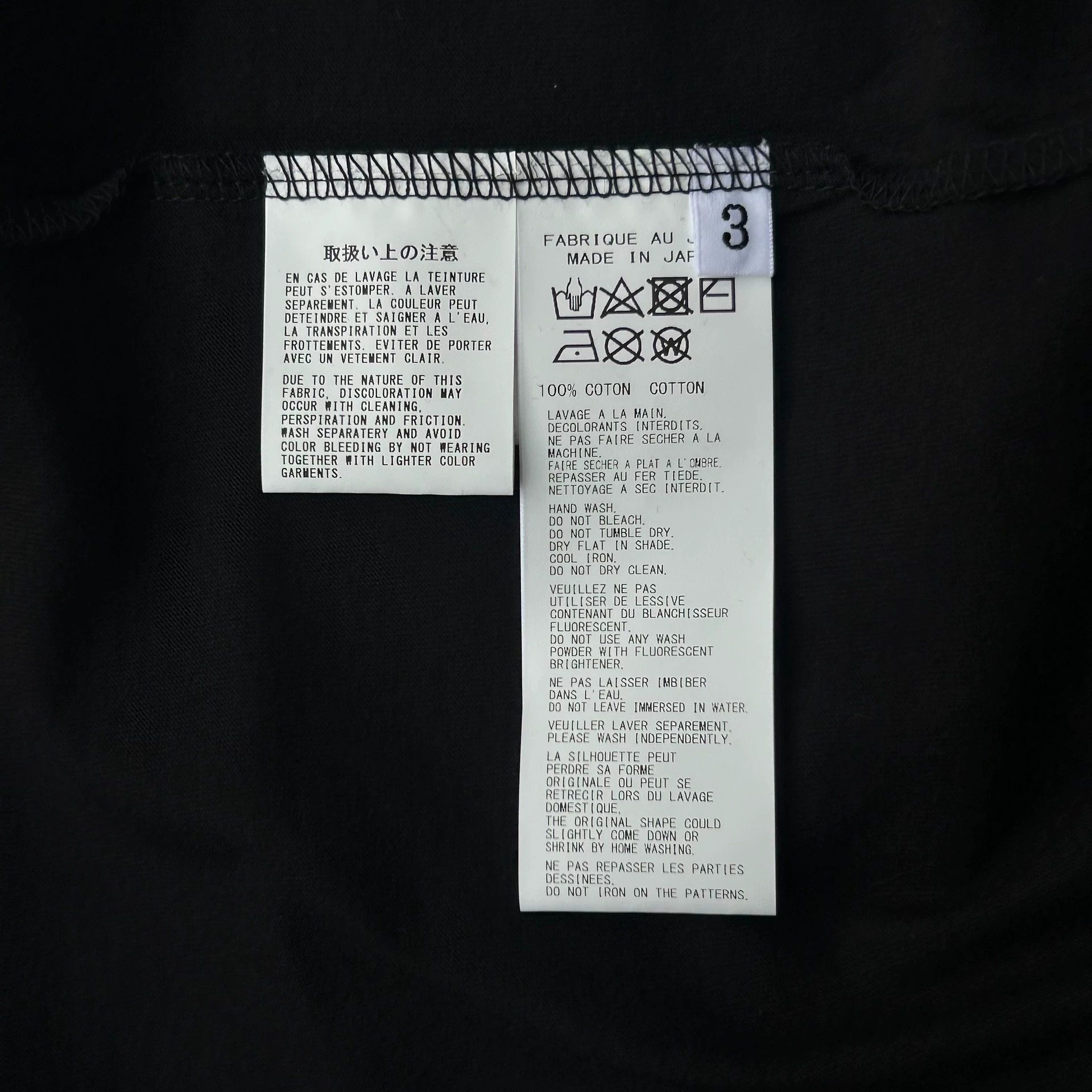 Yohji Yamamoto Yohji Yamamoto 24SS PH Newspaper Portrait LS Tee Size US L / EU 52-54 / 3 - 8 Thumbnail