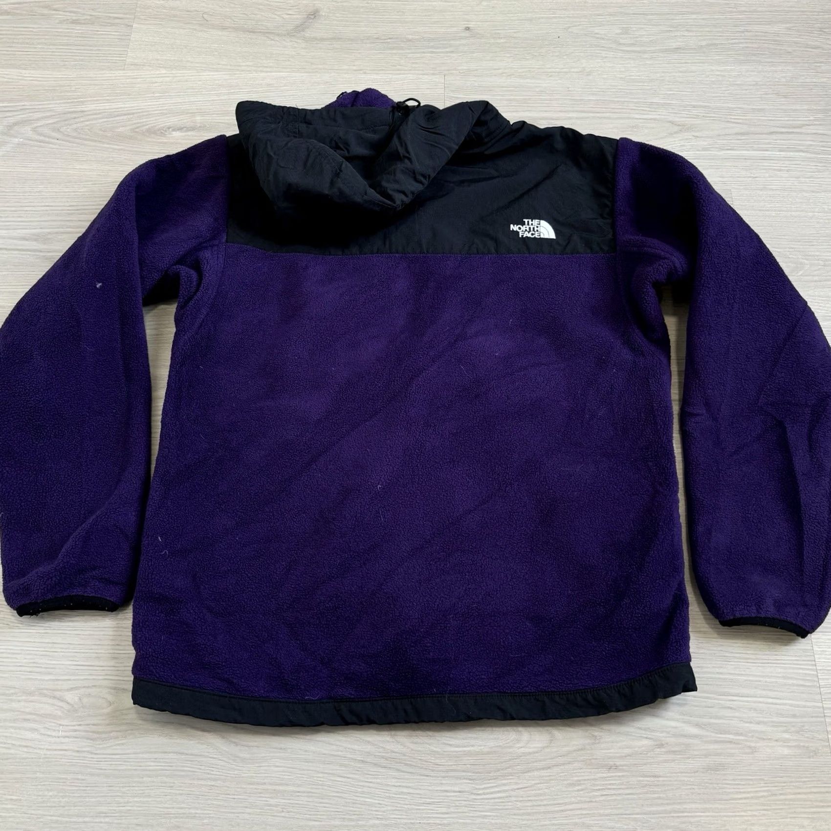 The North Face The North Face Jacket Mens Medium Purple Black Denali Fleece Full Zip Hooded Size US M / EU 48-50 / 2 - 5 Thumbnail