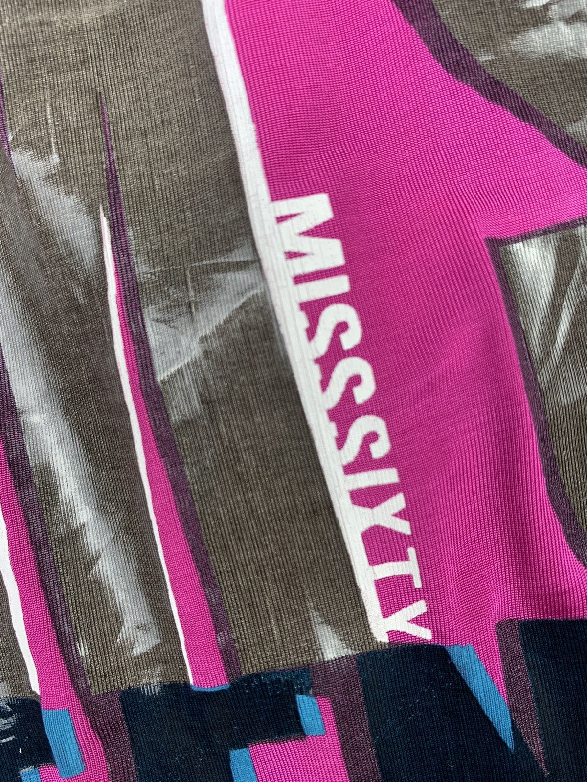 Miss Sixty Miss Sixty Italy Shiny Glossy Words Print Lace Back Tank Top Size S / US 4 / IT 40 - 8 Thumbnail
