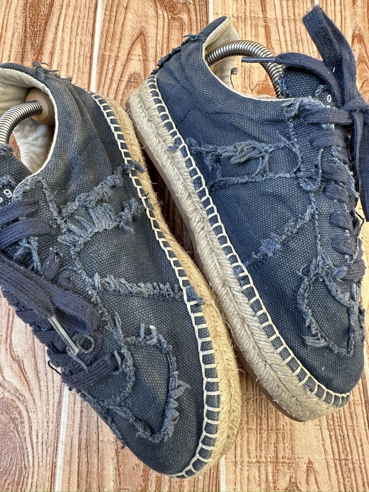 Maison Margiela Maison Margiela Women’s Espadrille Gats Blue Sneakers Size US 9 / IT 39 - 9 Thumbnail