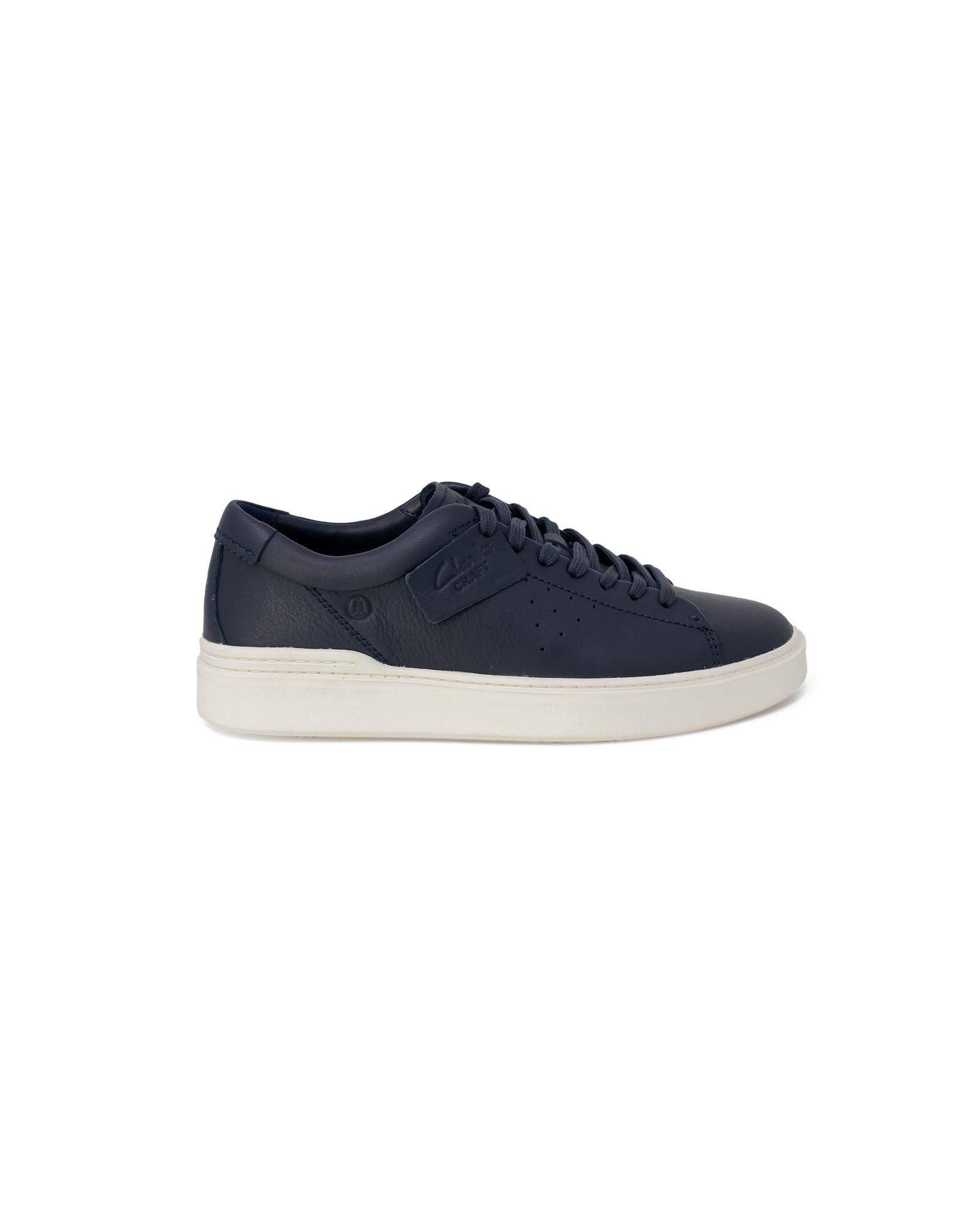 image of Clarks Leather Sporty Sneakers With Rubber Sole in Blue, Men's (Size 11)