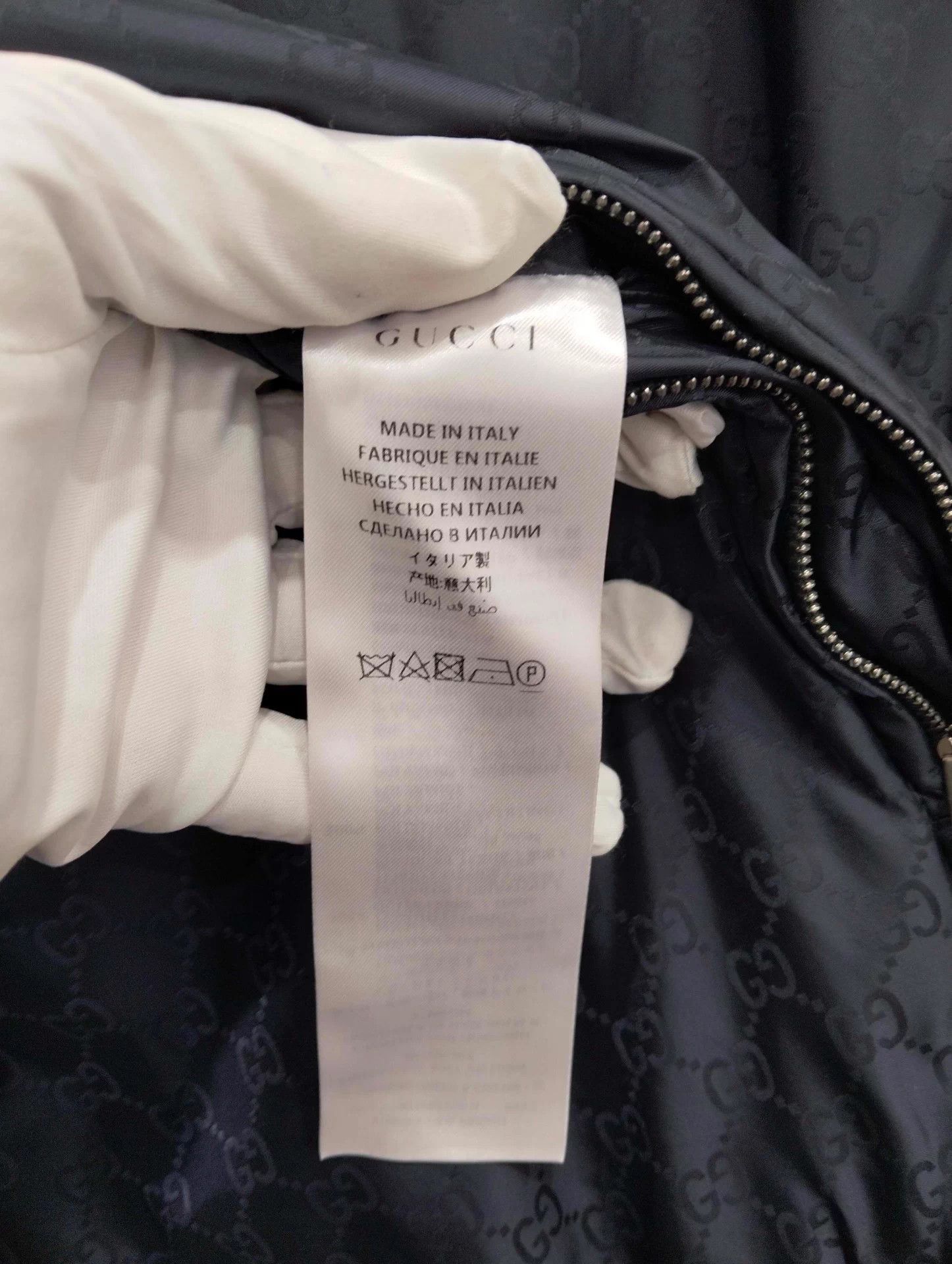 Gucci Gucci Red/Blue All Over Print Double Sided Jacket 54 Size US L / EU 52-54 / 3 - 6 Thumbnail