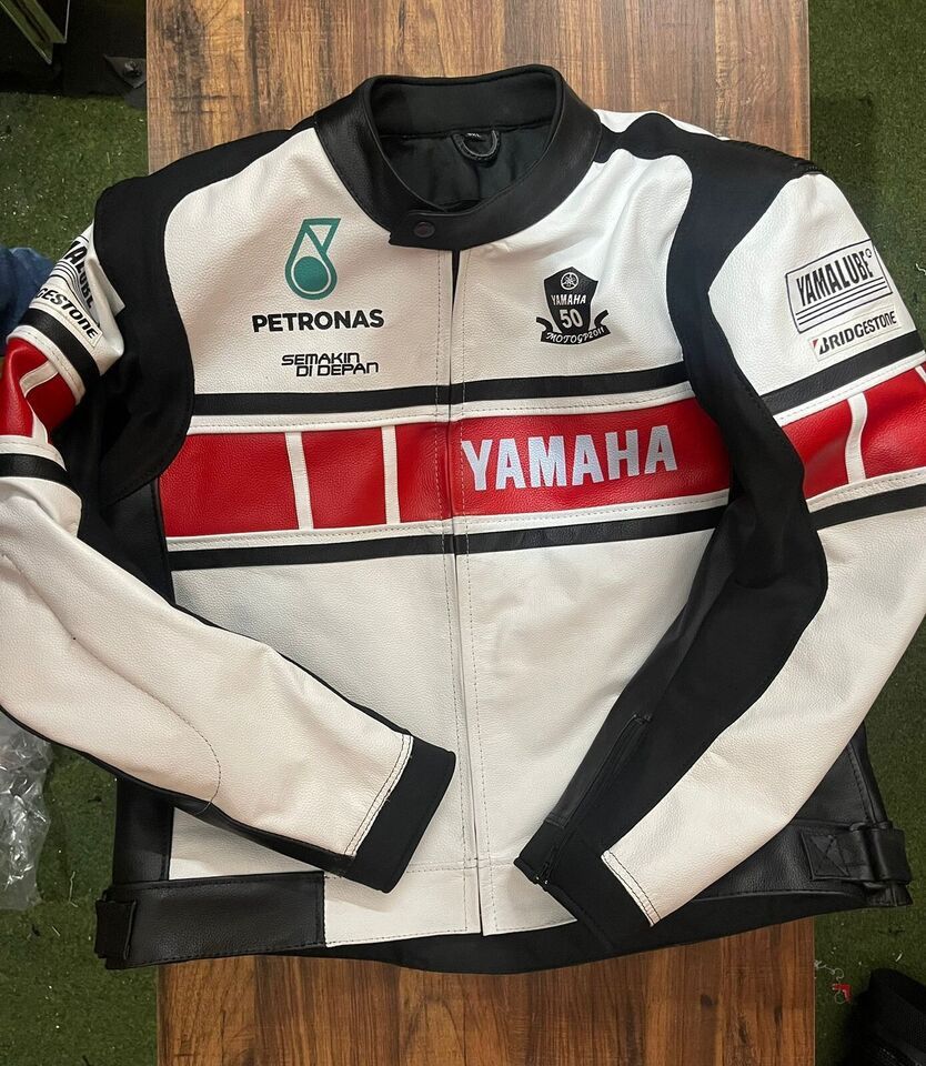 Other Vintage Yamaha Men's Leather Jacket, Moto Rider Size US S / EU 44-46 / 1 - 1 Thumbnail