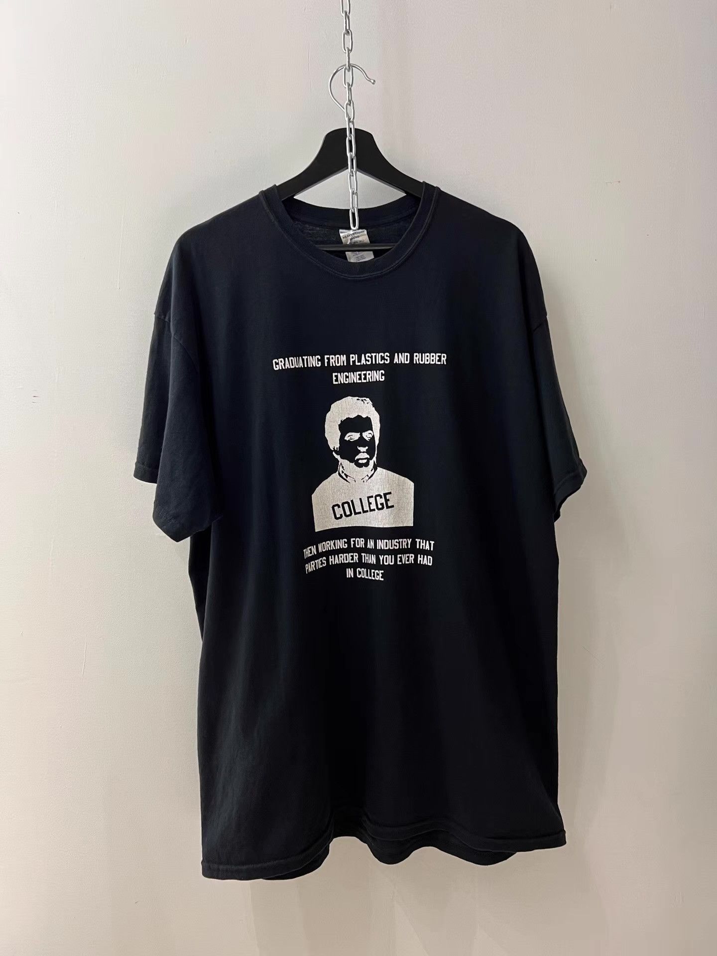 Vintage Vintage Portrait Slogan Short Sleeve T-shirt Q13 Size US XXL / EU 58 / 5 - 7 Thumbnail
