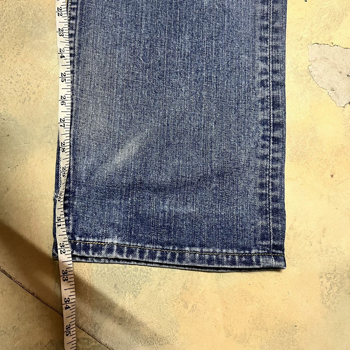 Jean × Levi's × Levi's Vintage Clothing Vintage Levis 534 Distressed Design Denim Jeans Size US 33 - 15 Thumbnail