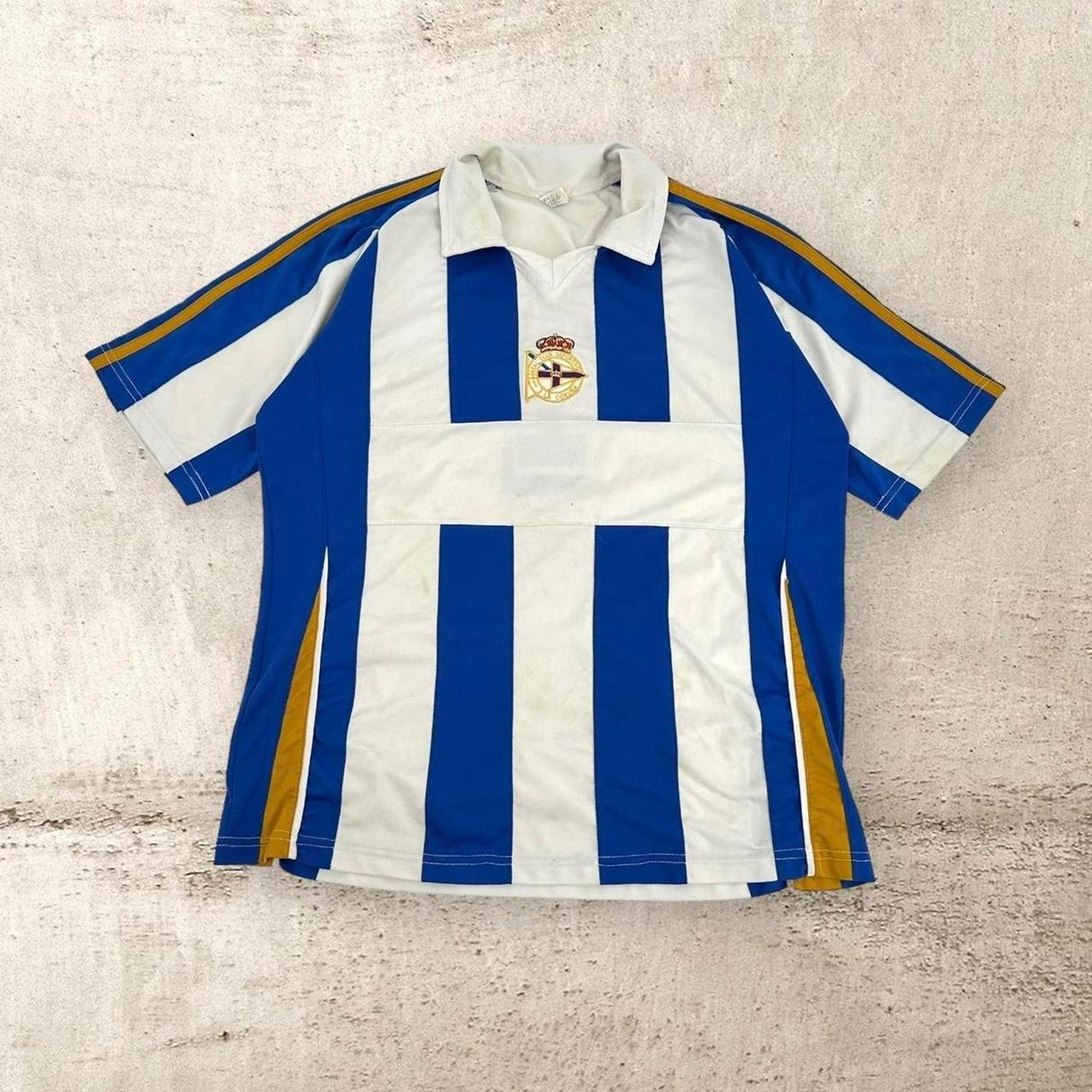 Vintage Vintage real club deportiva la liga jersey Size US XL / EU 56 / 4 - 1 Thumbnail