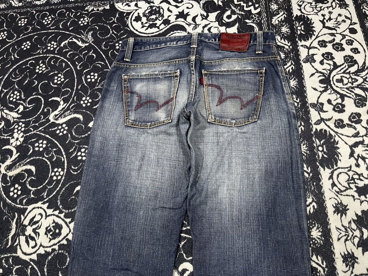 2000s EDWIN 503 BLUETRIP EDGELINE DISTRESSED JEANS